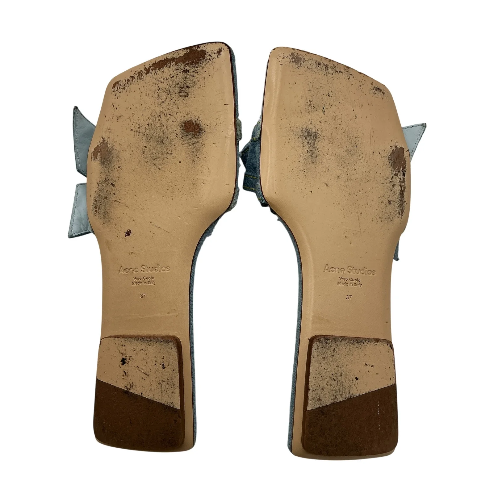 Acne Studios Denim Blue Musubi Sandals Size 37 EU / 7 US - Image 6