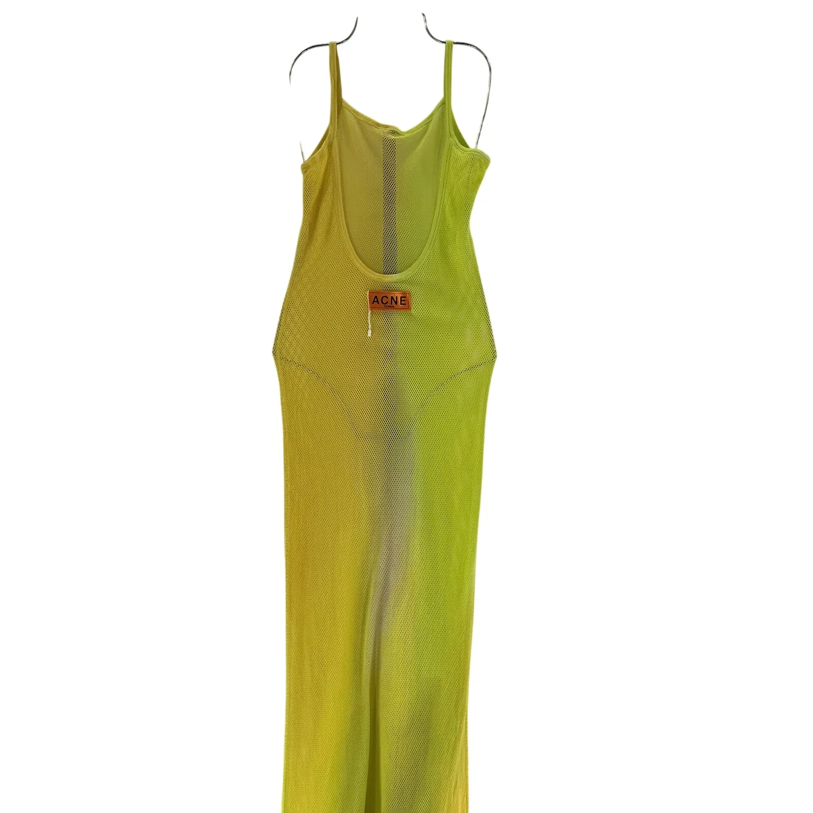 Acne Studios Sheer Multicolor Mesh Maxi Dress Size XS - Image 3