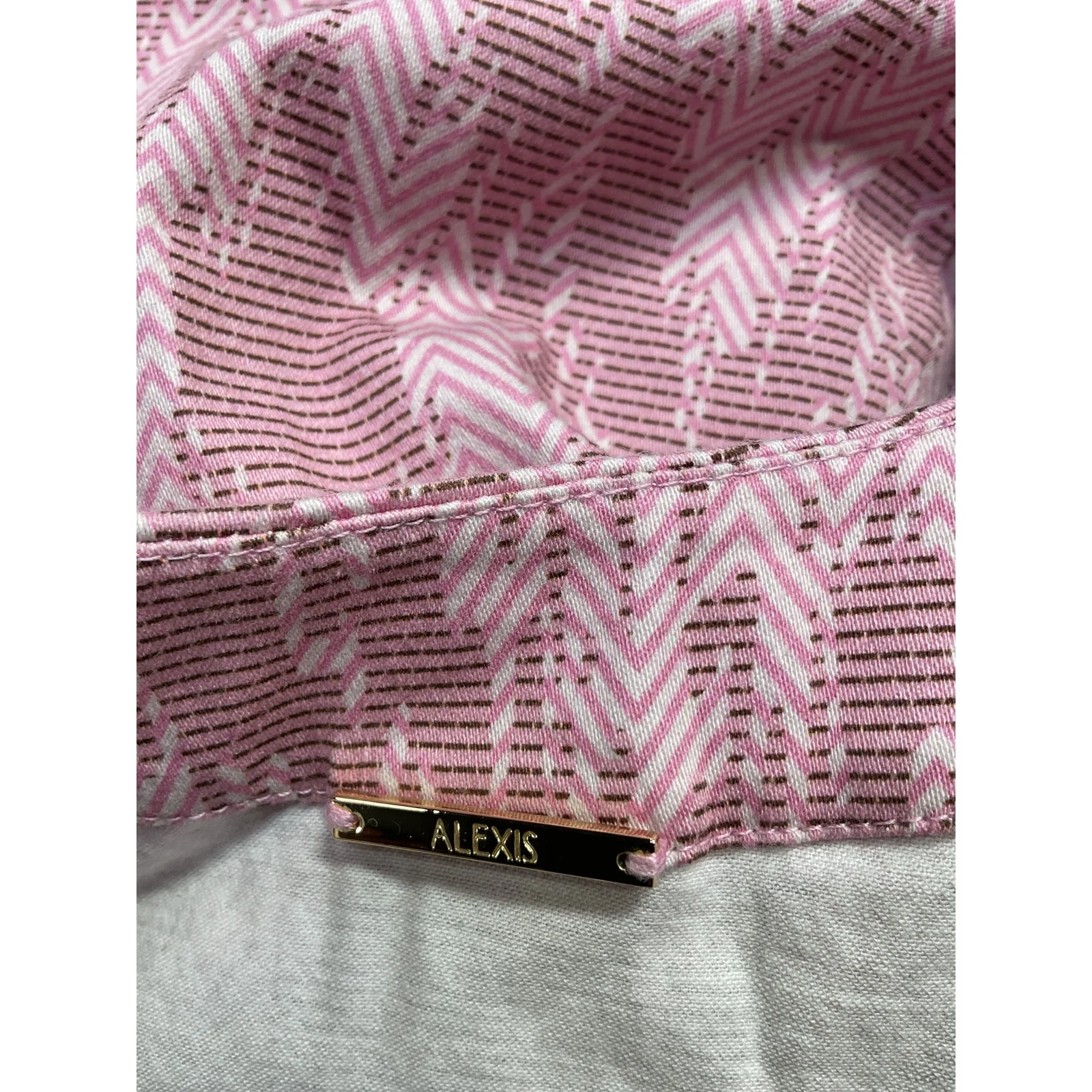 Alexis 'Iris' Pink Cotton Top Size XS - Image 4