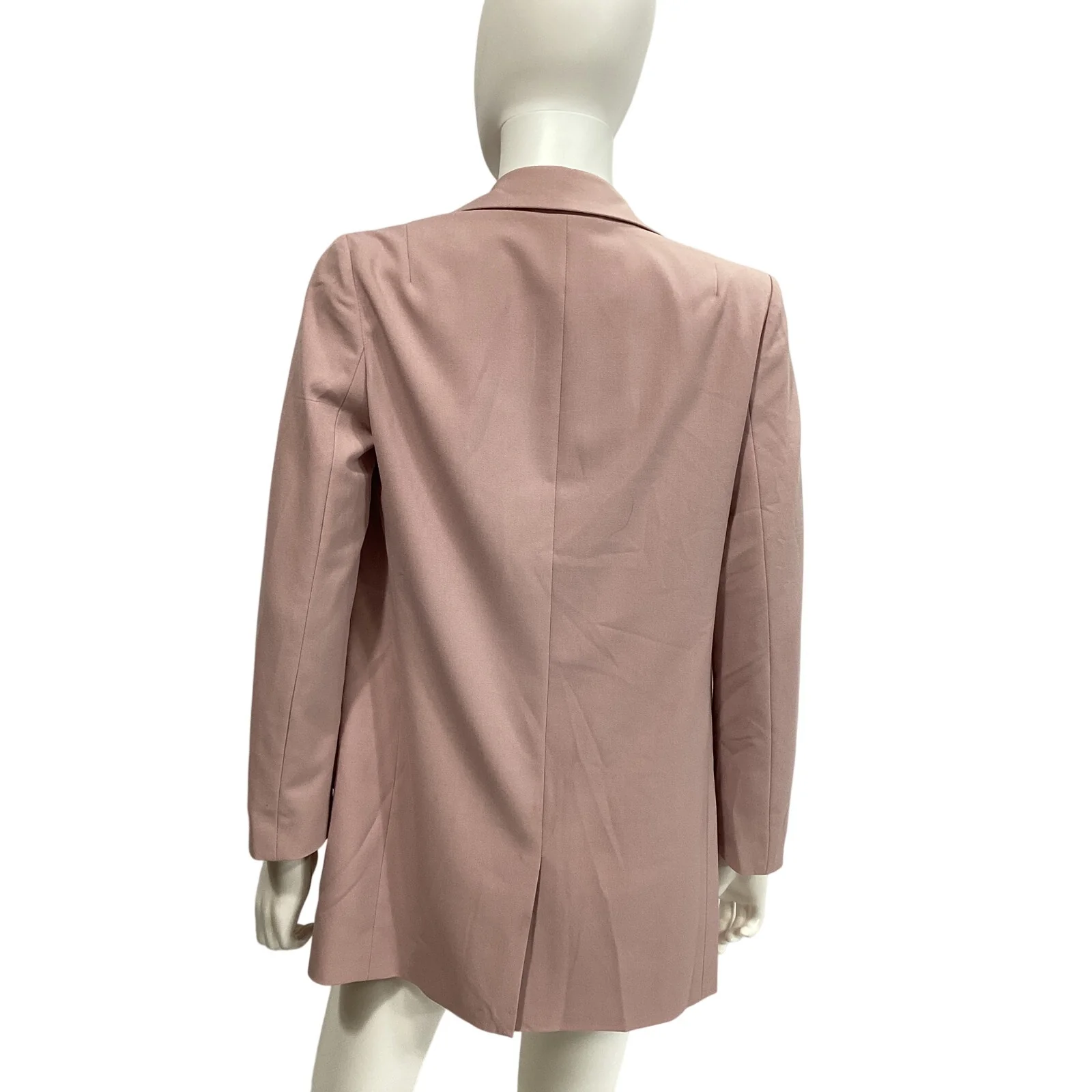 Allsaints Tailored Pale Orchid Pink Aleida Tri Blazer Size 2 - Image 3