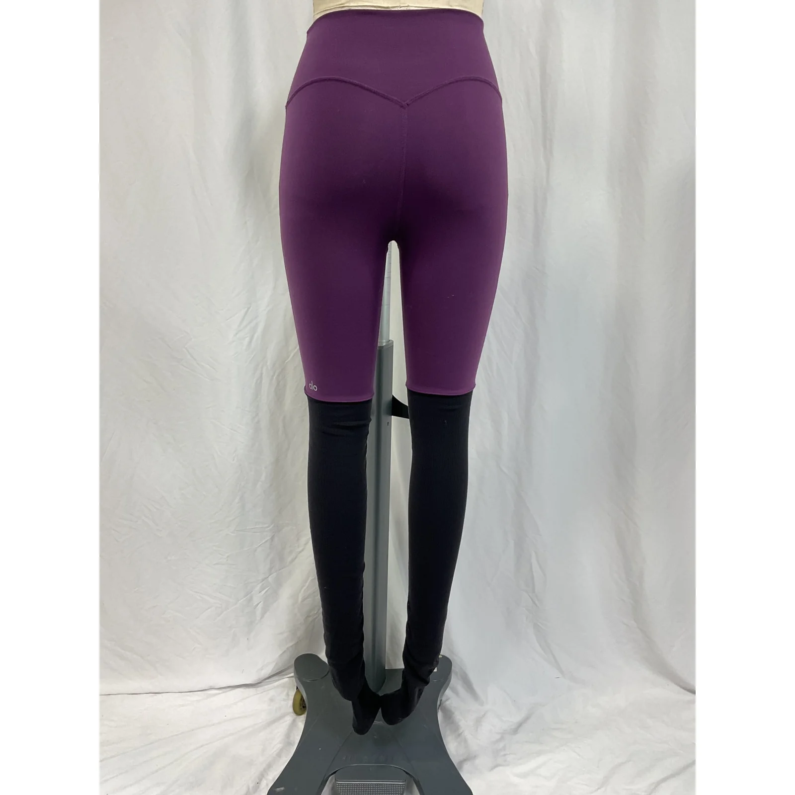 Alo Yoga Airbrush High-Waist Purple Nylon Highlight Goddess Legging Size S - Image 3