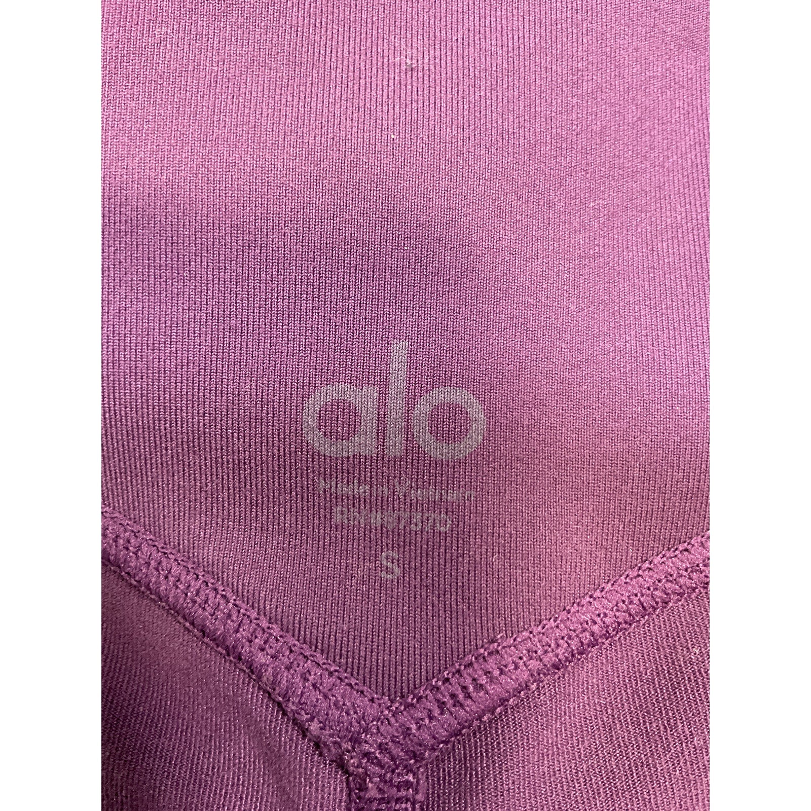 Alo Yoga Airbrush High-Waist Purple Nylon Highlight Goddess Legging Size S - Image 4