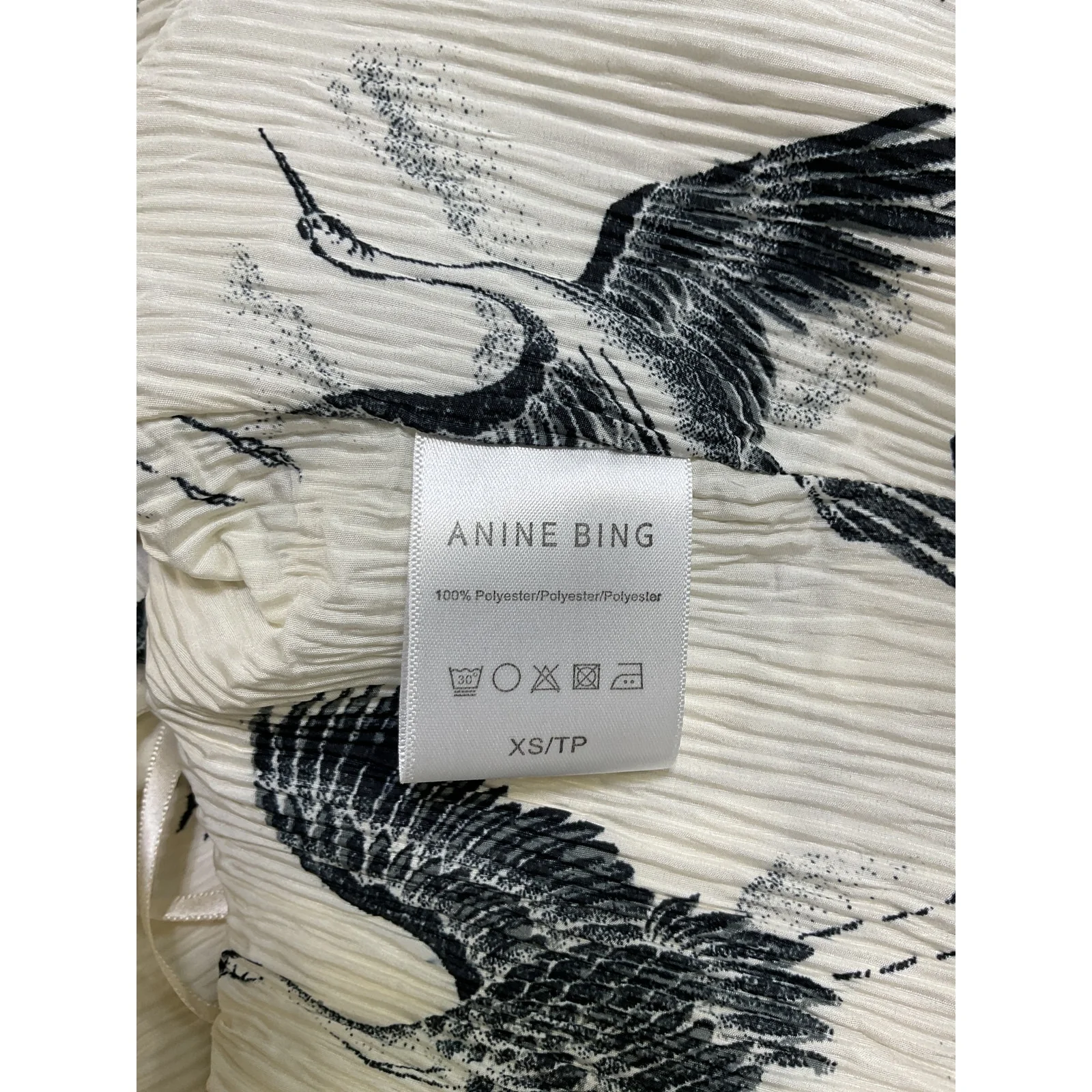 Anine Bing 'Becca' White Top Size XS - Image 4