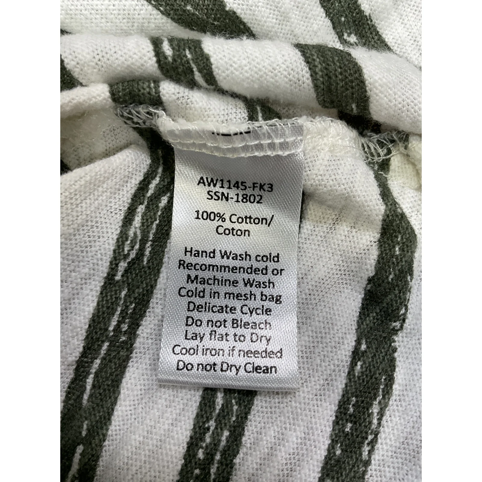 Atm Anthony 'Thomas Melillo' White  Striped Cotton T-Shirt Size S - Image 5