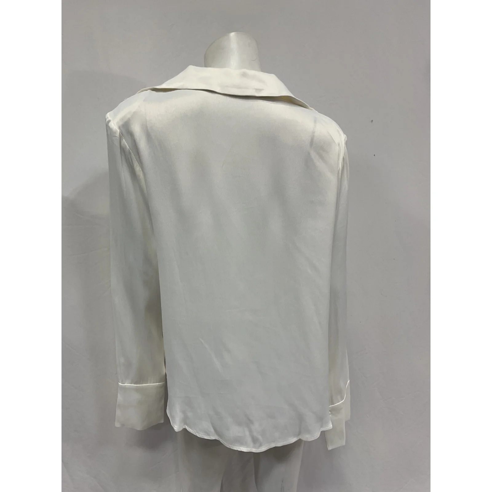 Atoir 'The Zodiac' White Sateen Shirt Size M - Image 3