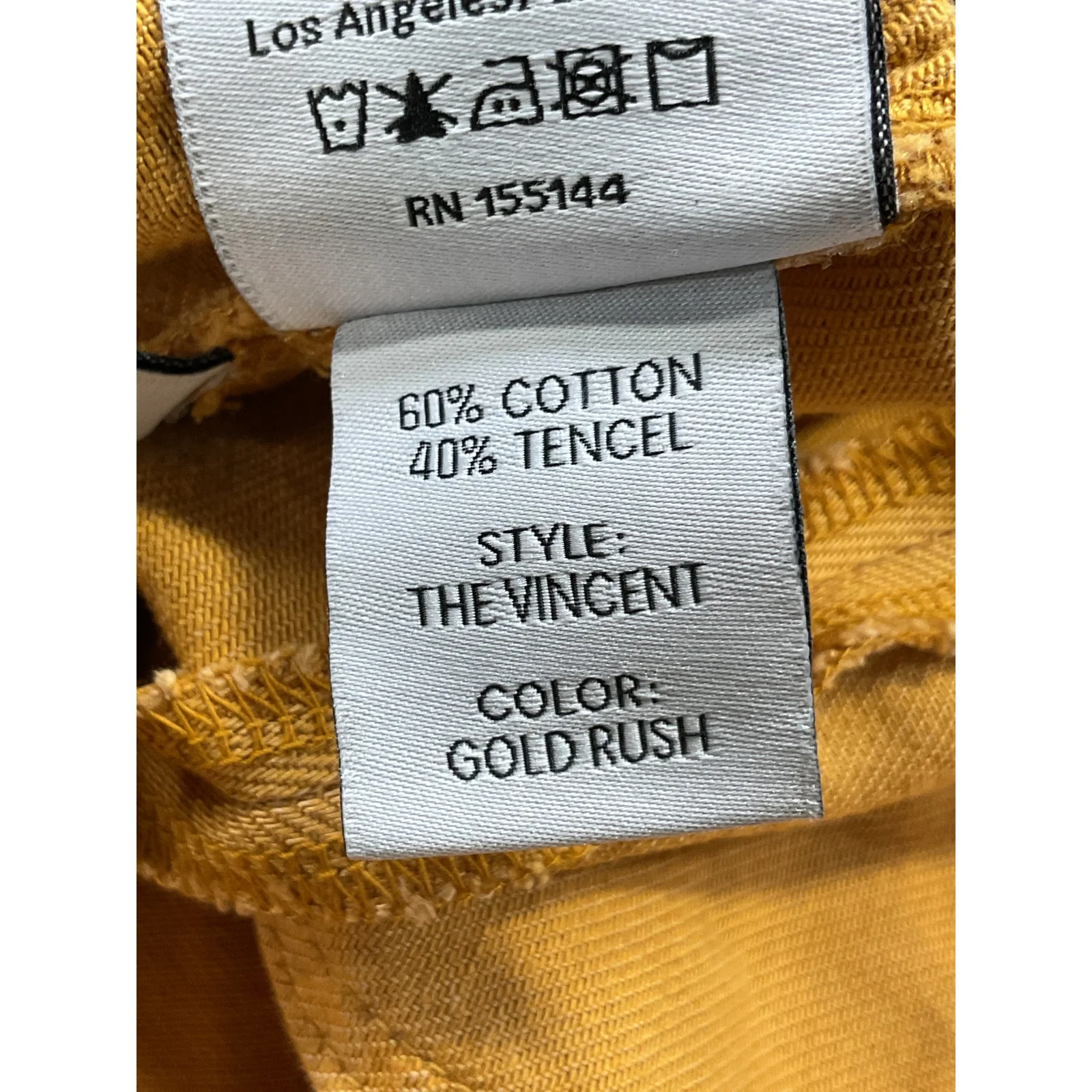 Boyish 'The Vincent' Gold Jumpsuit Size XS - Image 5