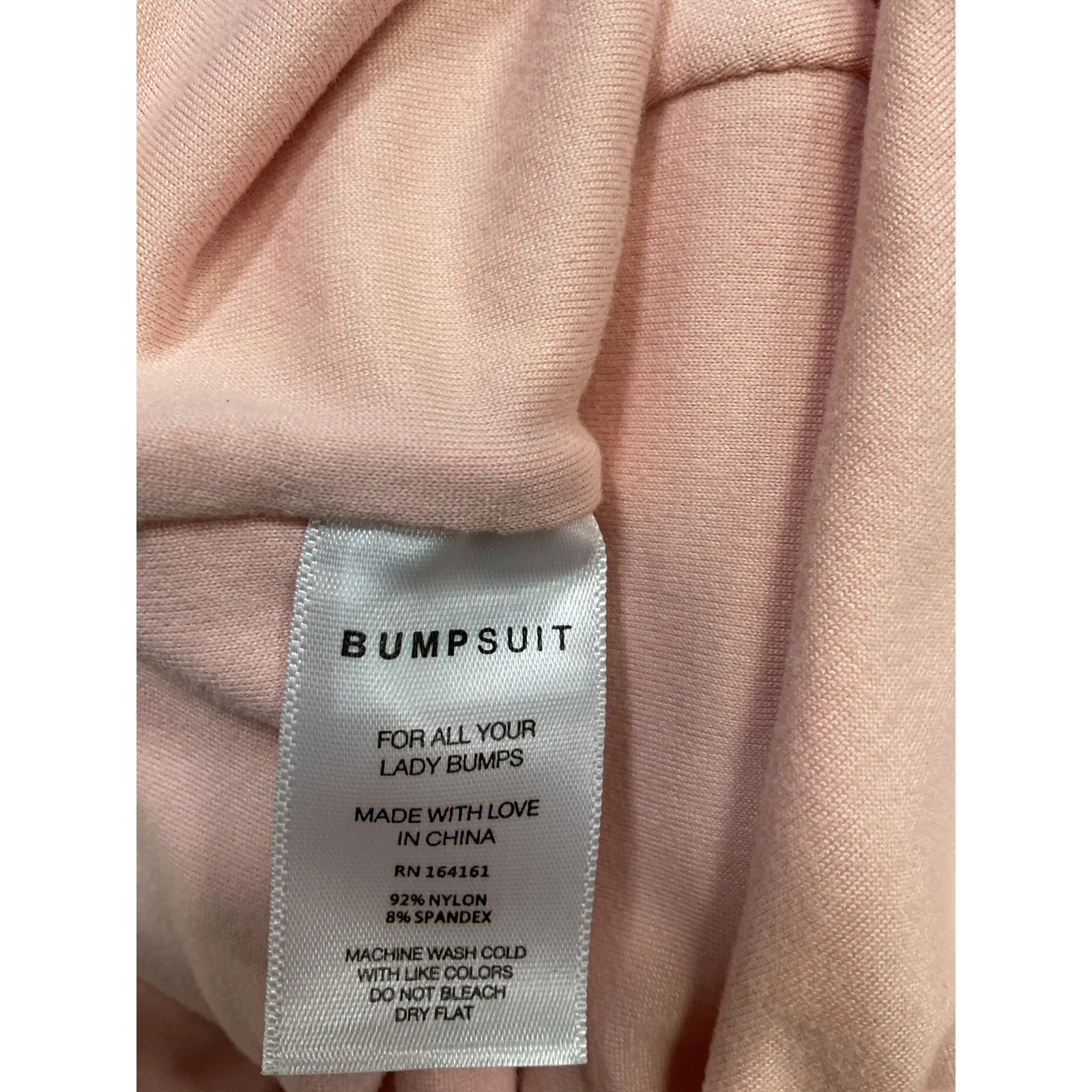 Bumpsuit 'The Serena' Pink Nylon Dress Size XL - NWT - Image 4