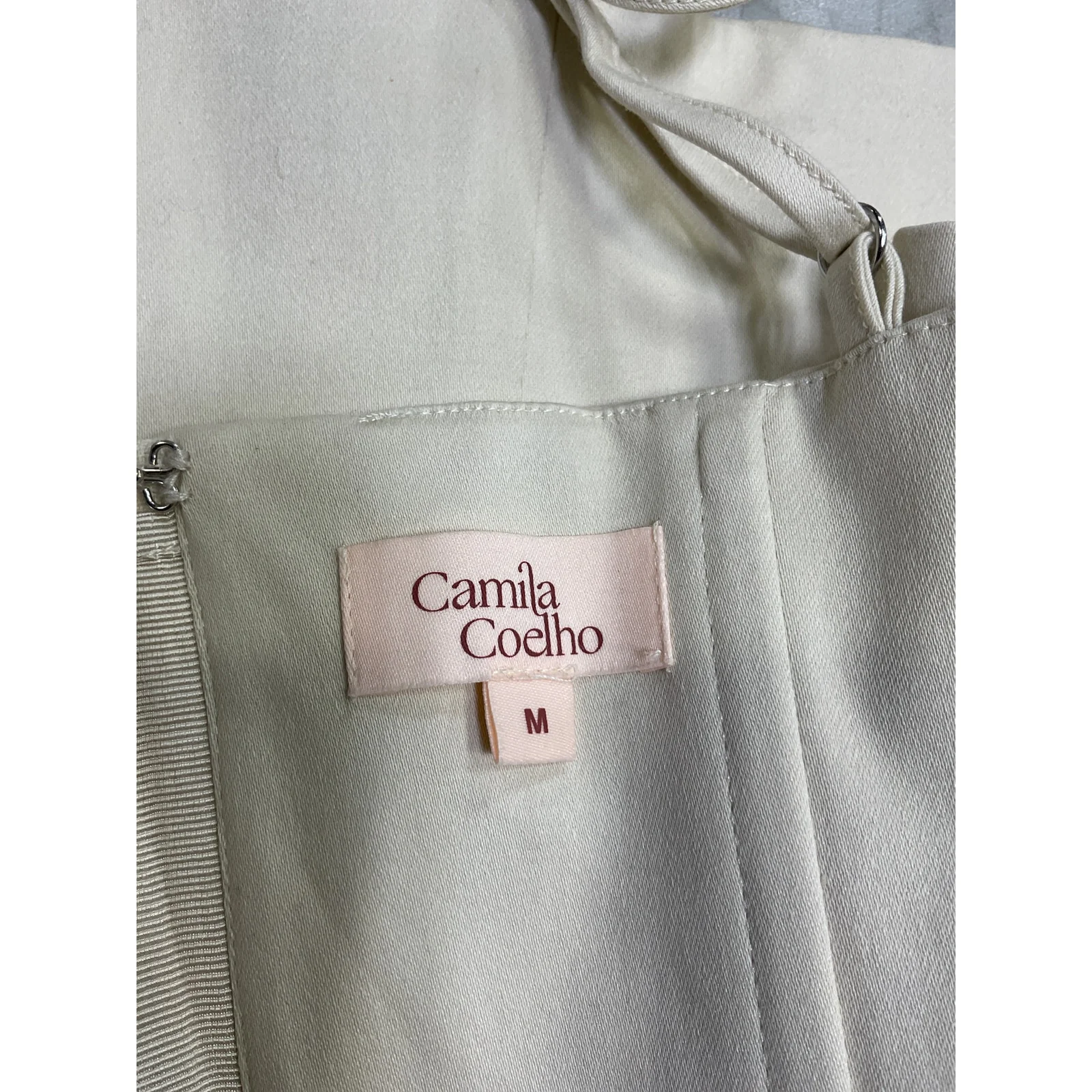 Camila Coelho 'Tashi' Ivory Cotton Top Size M - Image 4