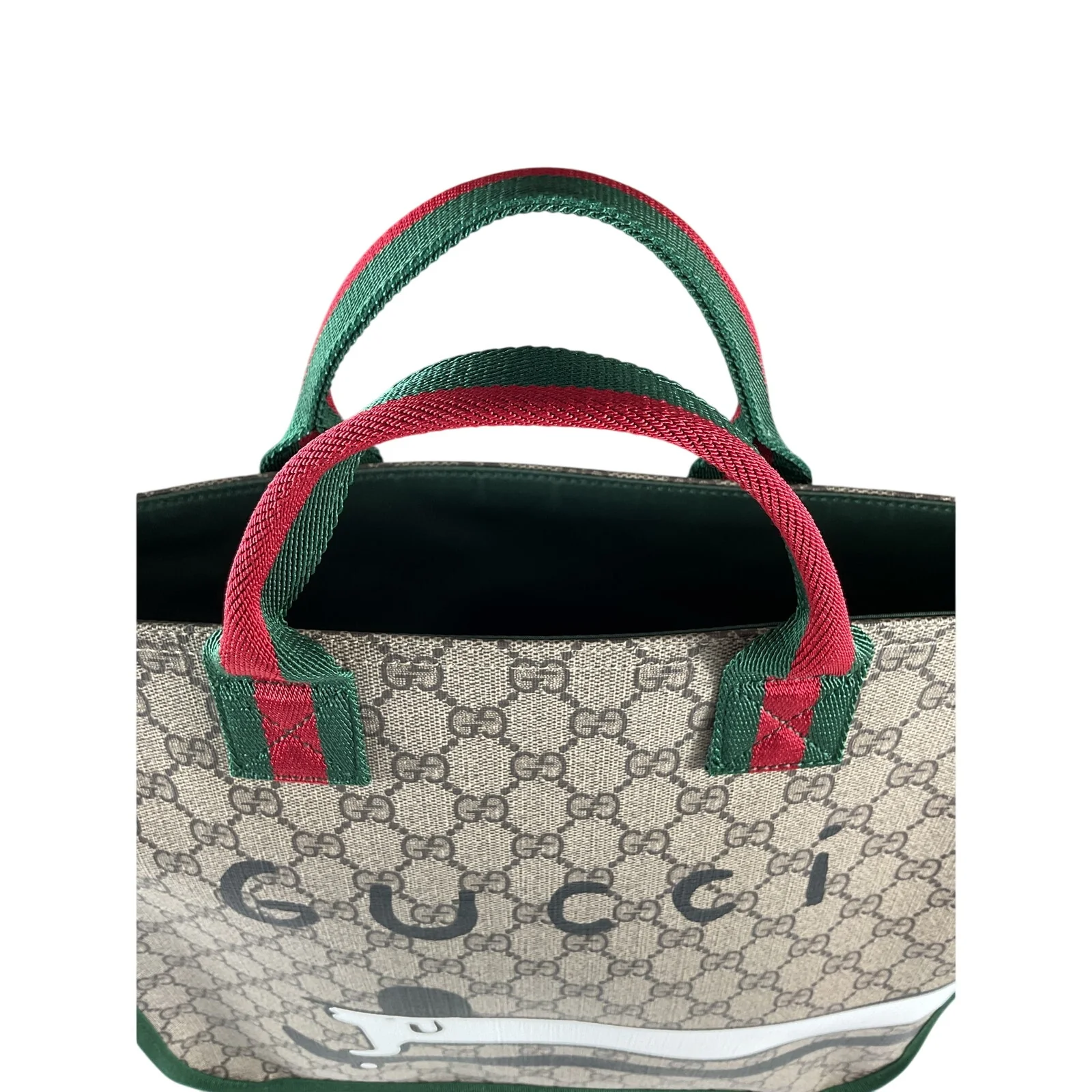 Gucci Children's Beige Printed Gg Tote Bag - Image 4