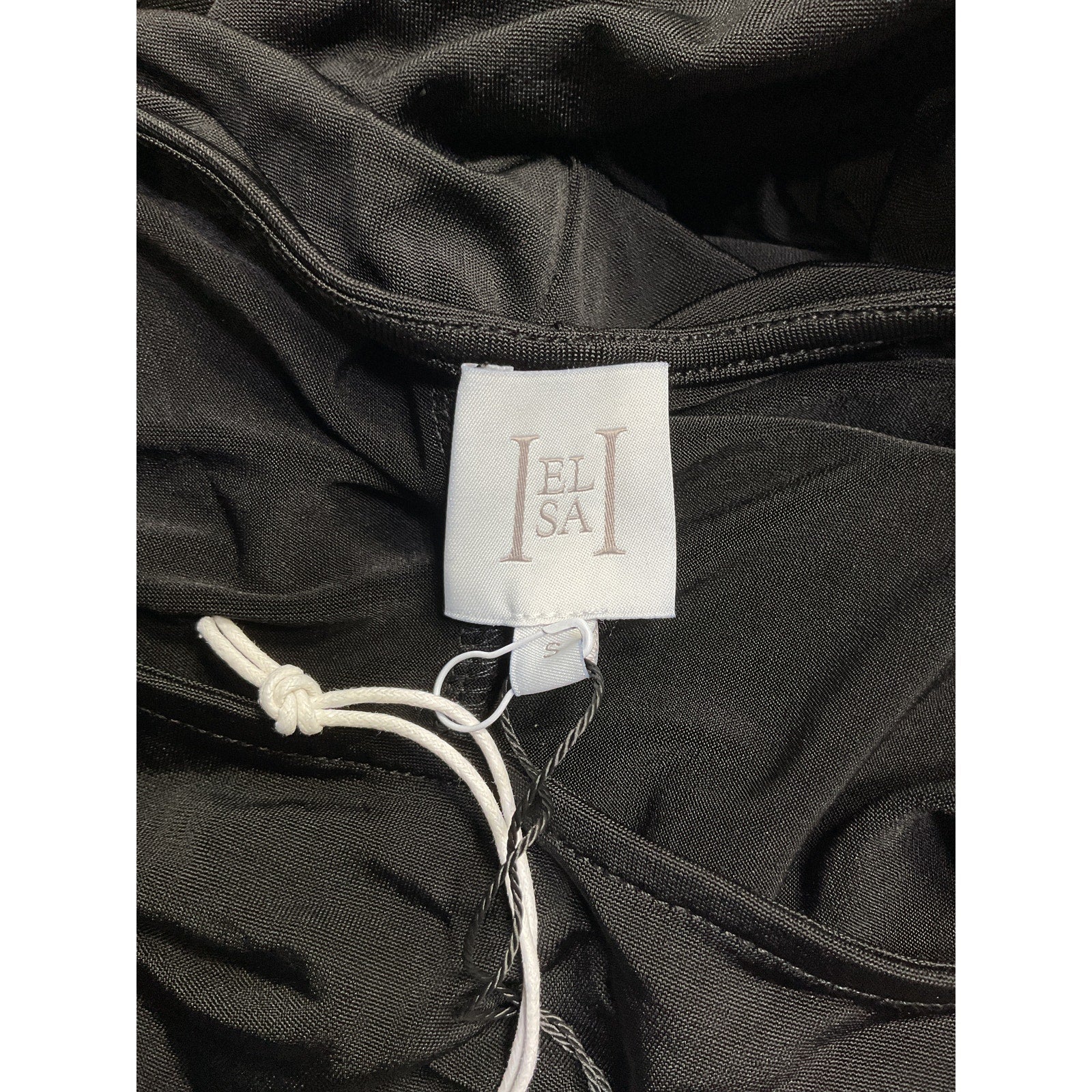 Helsa 'Josephine' Black Acetate Dress Size S - NWT - Image 4