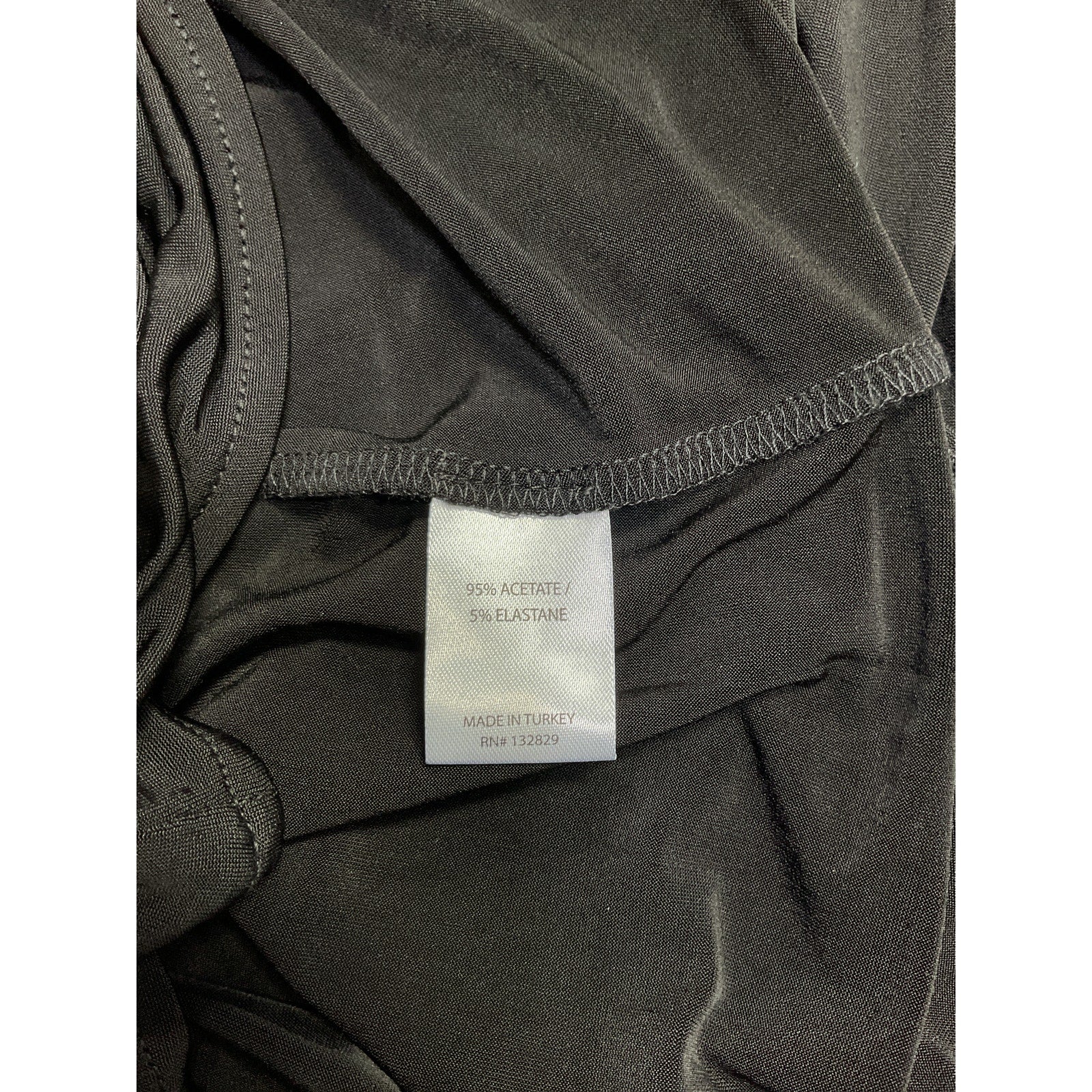 Helsa 'Josephine' Black Acetate Dress Size S - NWT - Image 5