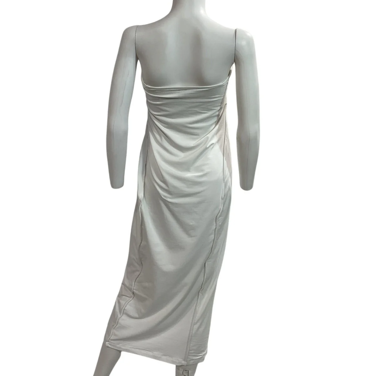Helsa Organic White Seamed Tube Dress Size XL - Image 3