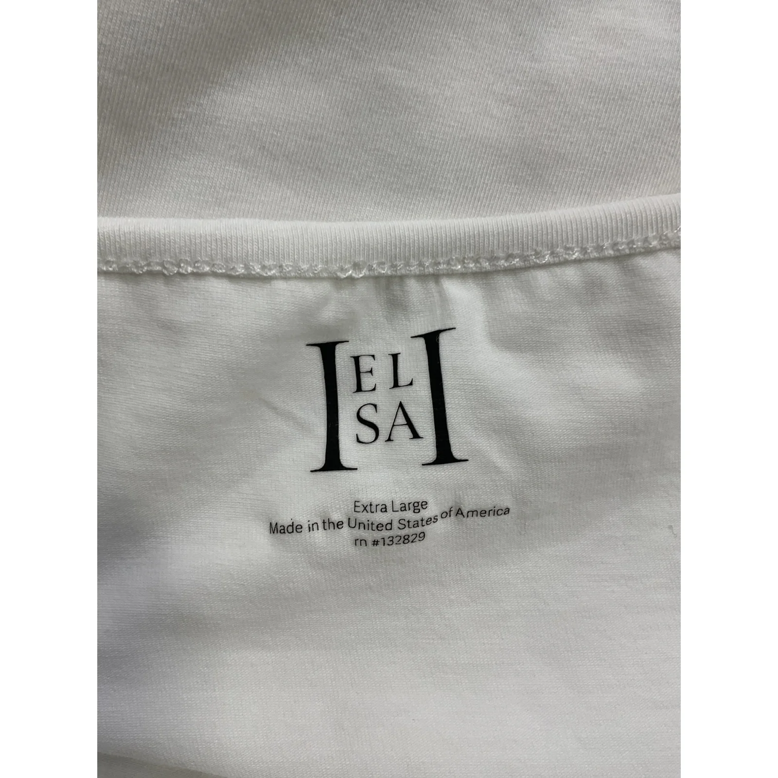 Helsa Organic White Seamed Tube Dress Size XL - Image 4