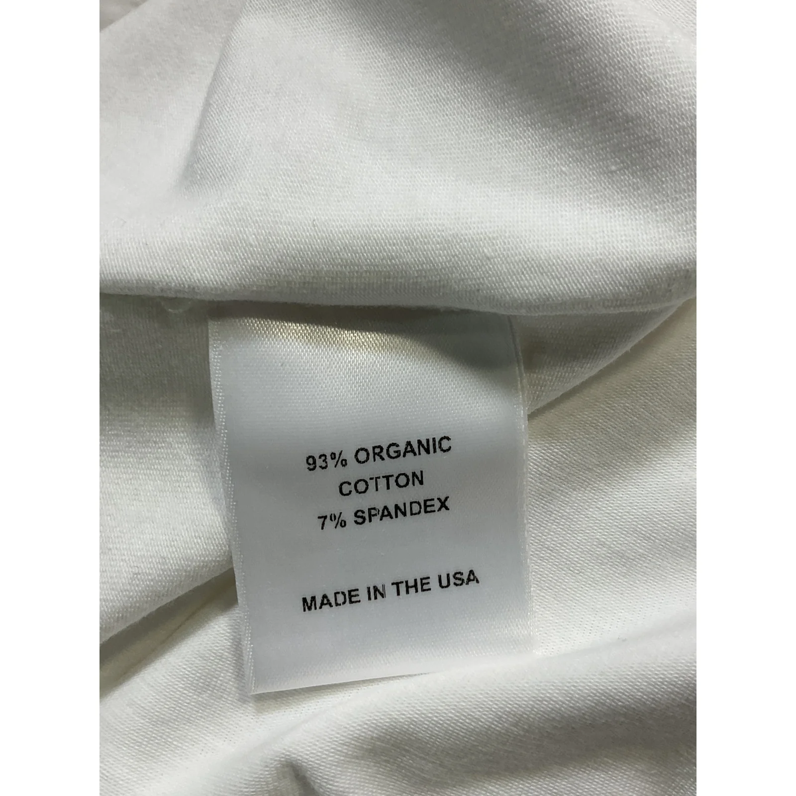 Helsa Organic White Seamed Tube Dress Size XL - Image 5