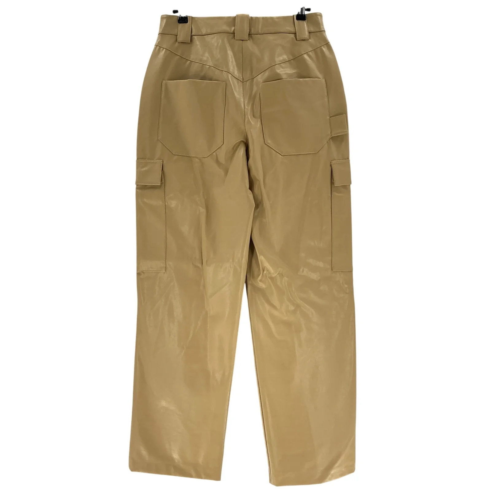 Helsa Waterbased Faux Leather Tan Cargo Size S Pants - Image 3