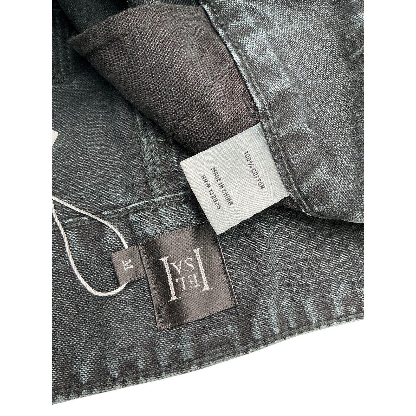 Helsa 'Workwear' Black Cotton Mini Skirt Size M - Image 4