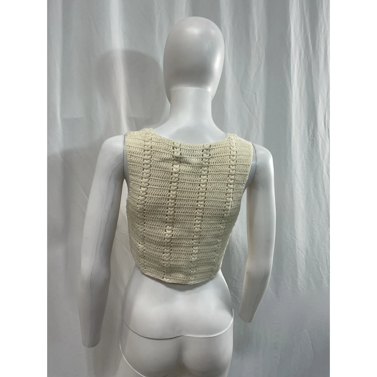 House Of Harlow 1960 x Revolve 'Claritza' White Knit Vest Size S - Image 3