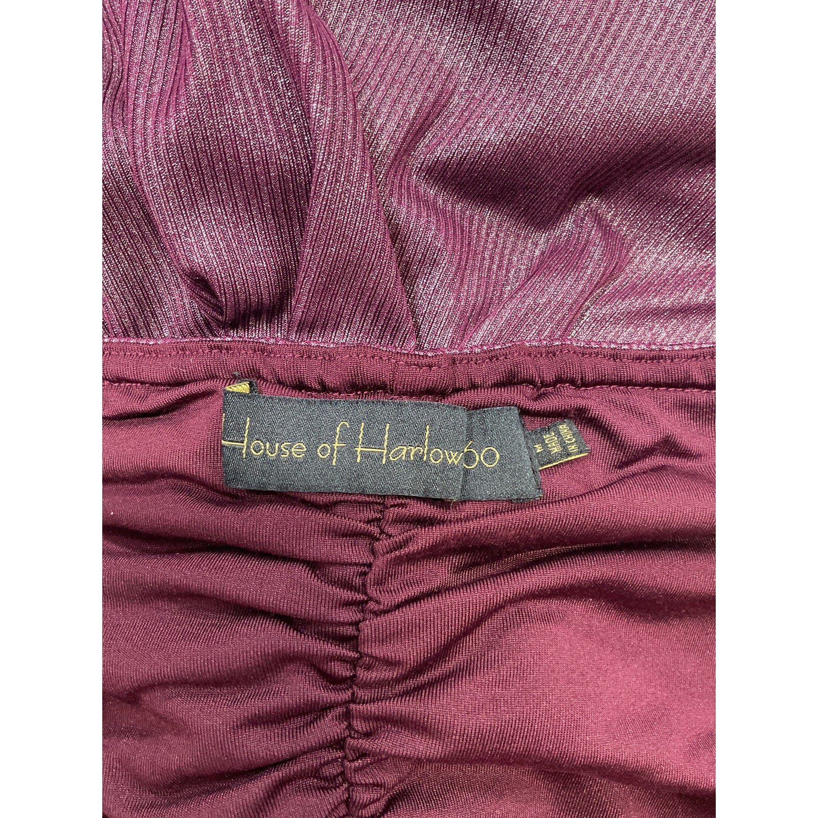 House Of Harlow 1960 x Revolve 'Lorenza' Halterneck Purple Jumpsuit / Rompoer Size M - Image 4