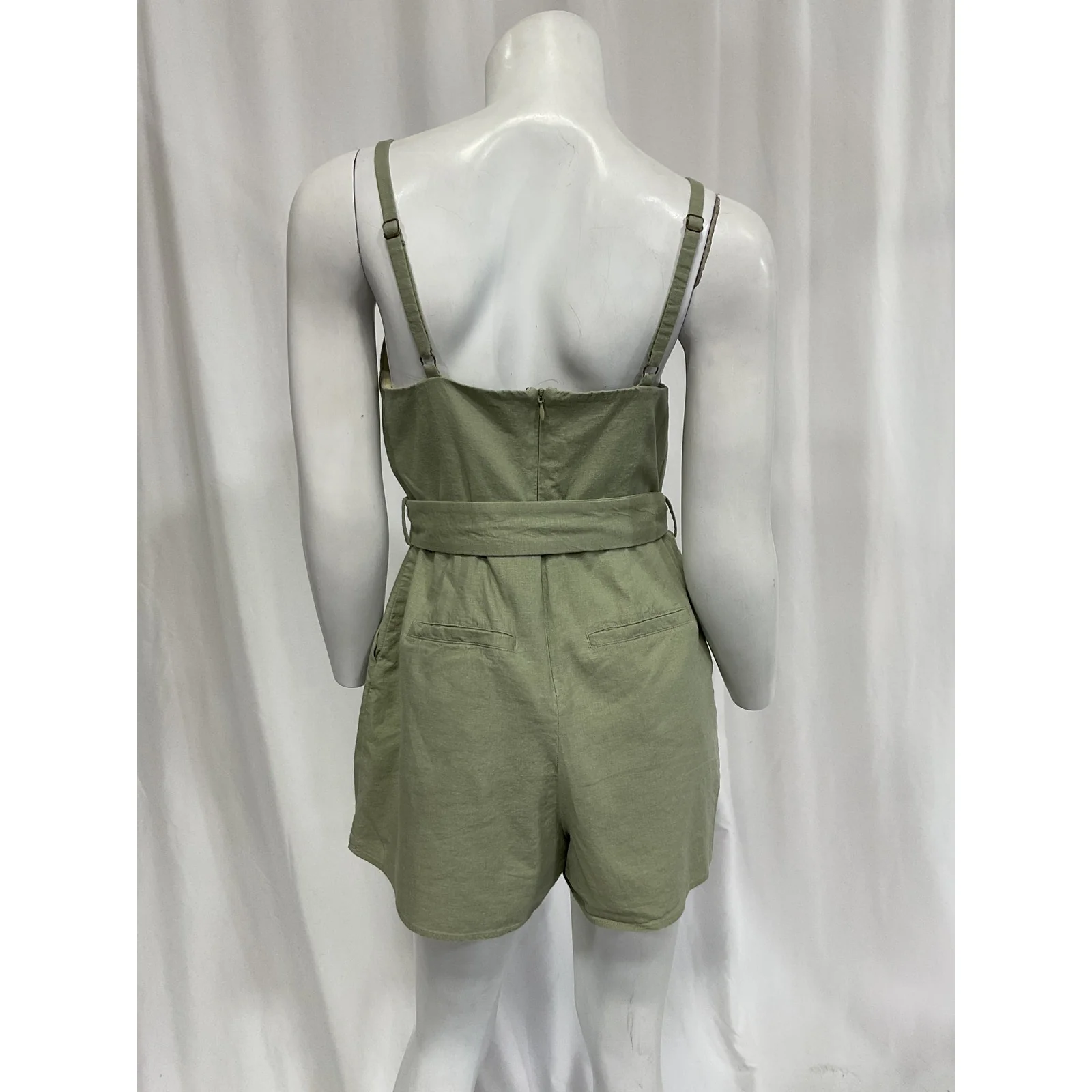 House Of Harlow 1960 x Revolve 'Nicola' Green Romper Size M - Image 3