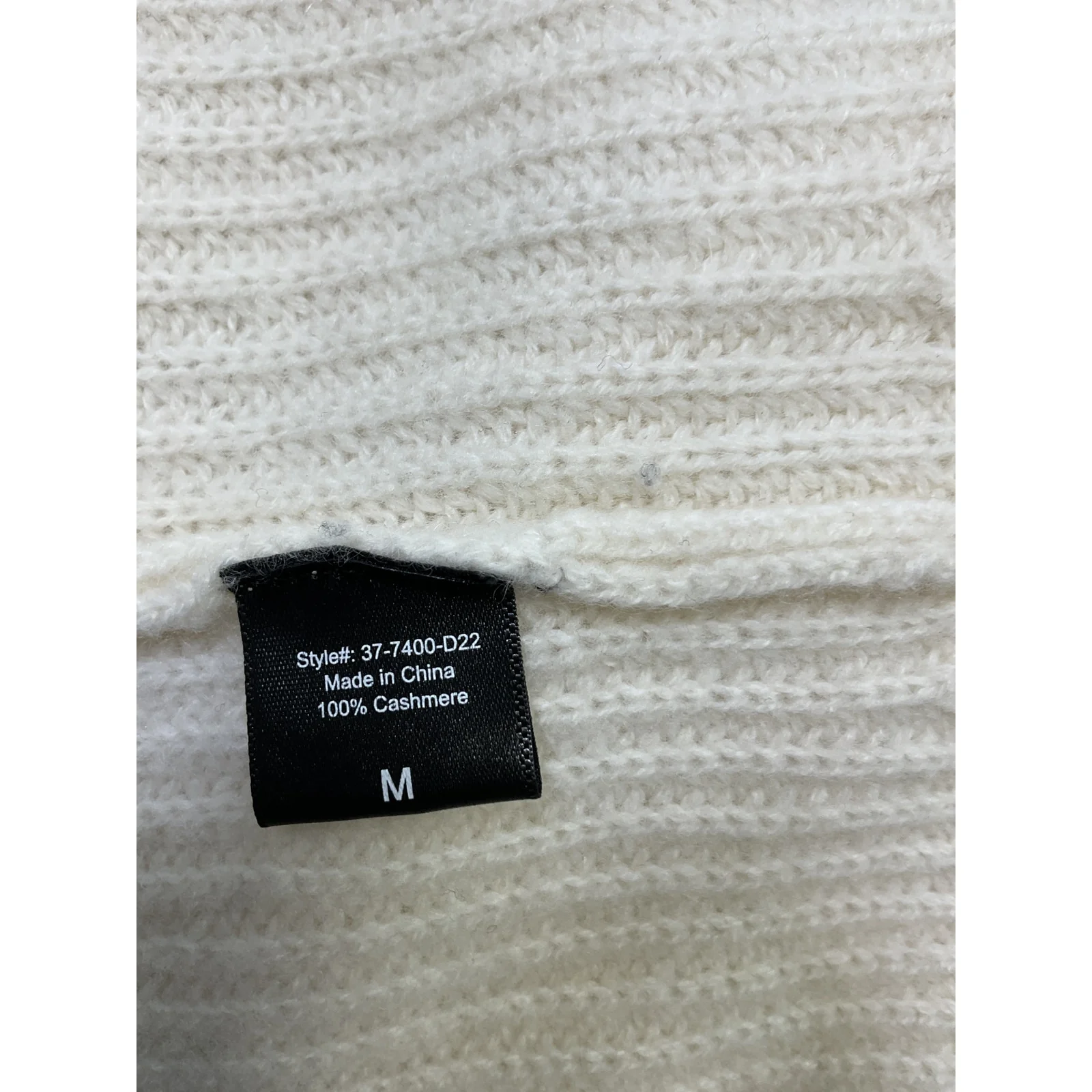 Jenni Kayne Cropped Cashmere 'Cocoon' White Cardigan Size M - Image 5