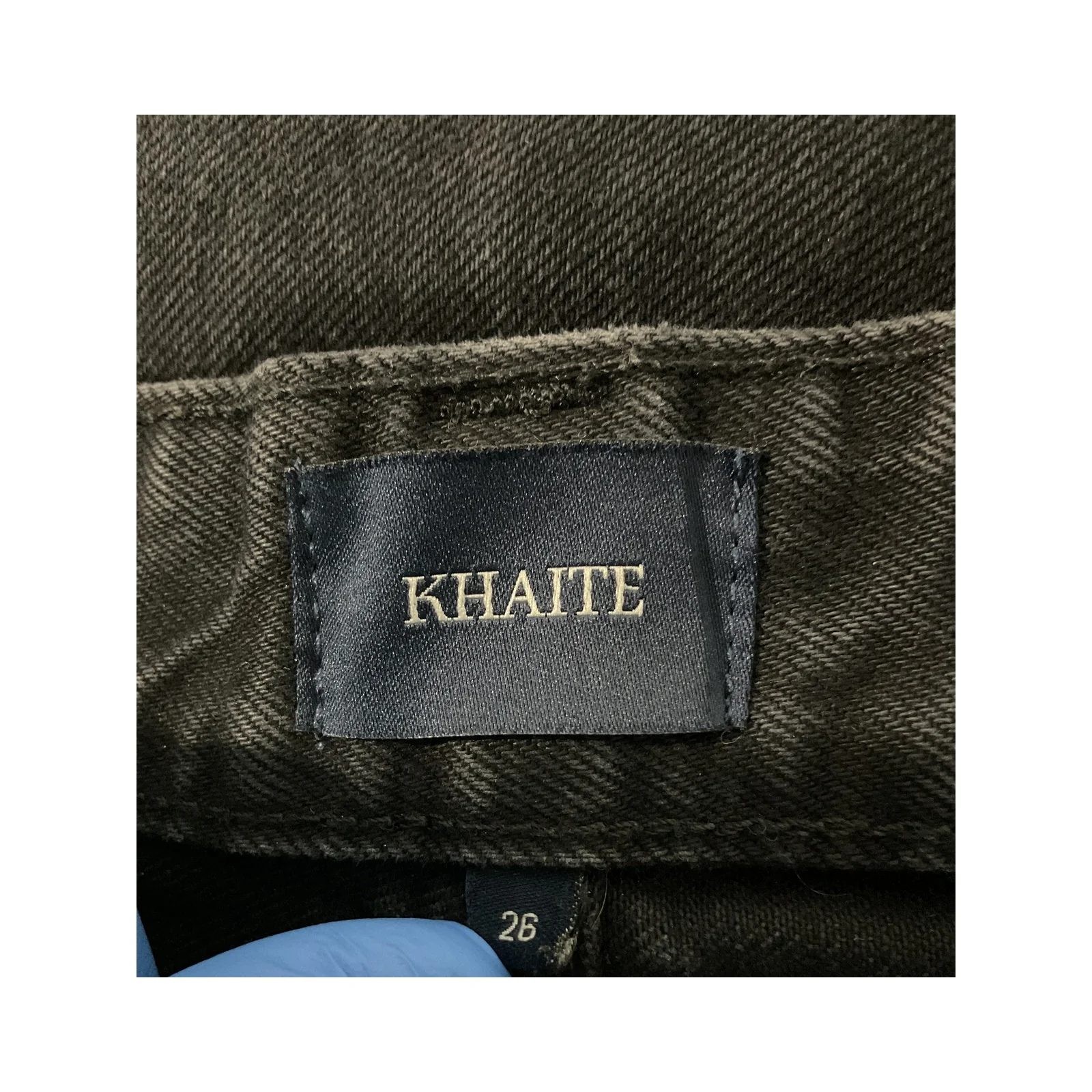 Khaite High-Rise Black Martin Denim Jeans Size 26 - Image 4