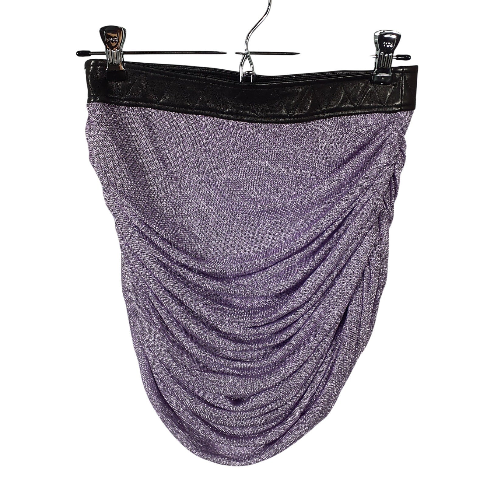 Khaite Ruched Lavender Draitton Size 0 Skirt - Image 3