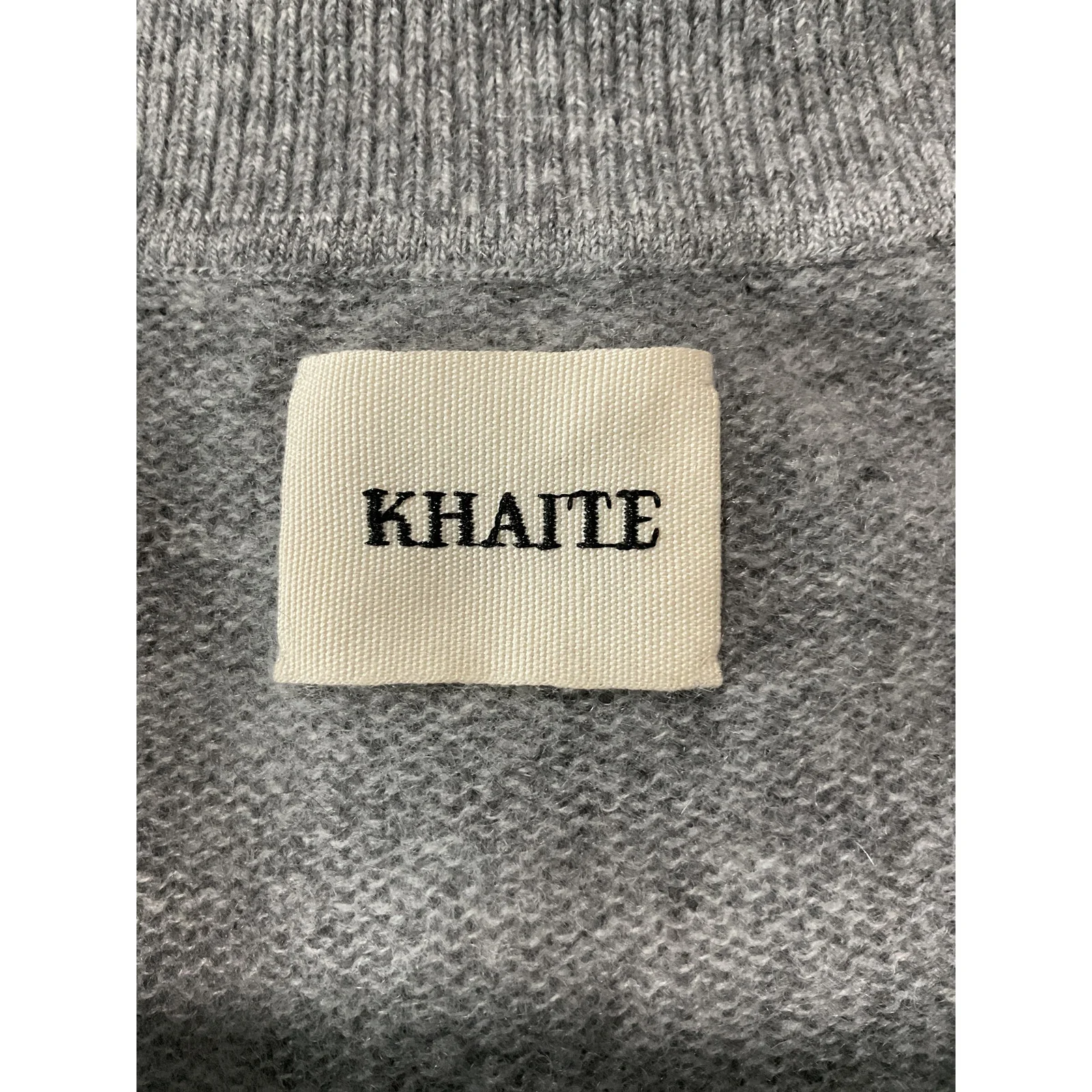 Khaite Shrunken 'Jo' Grey Cashmere Sweater Size M - Image 4