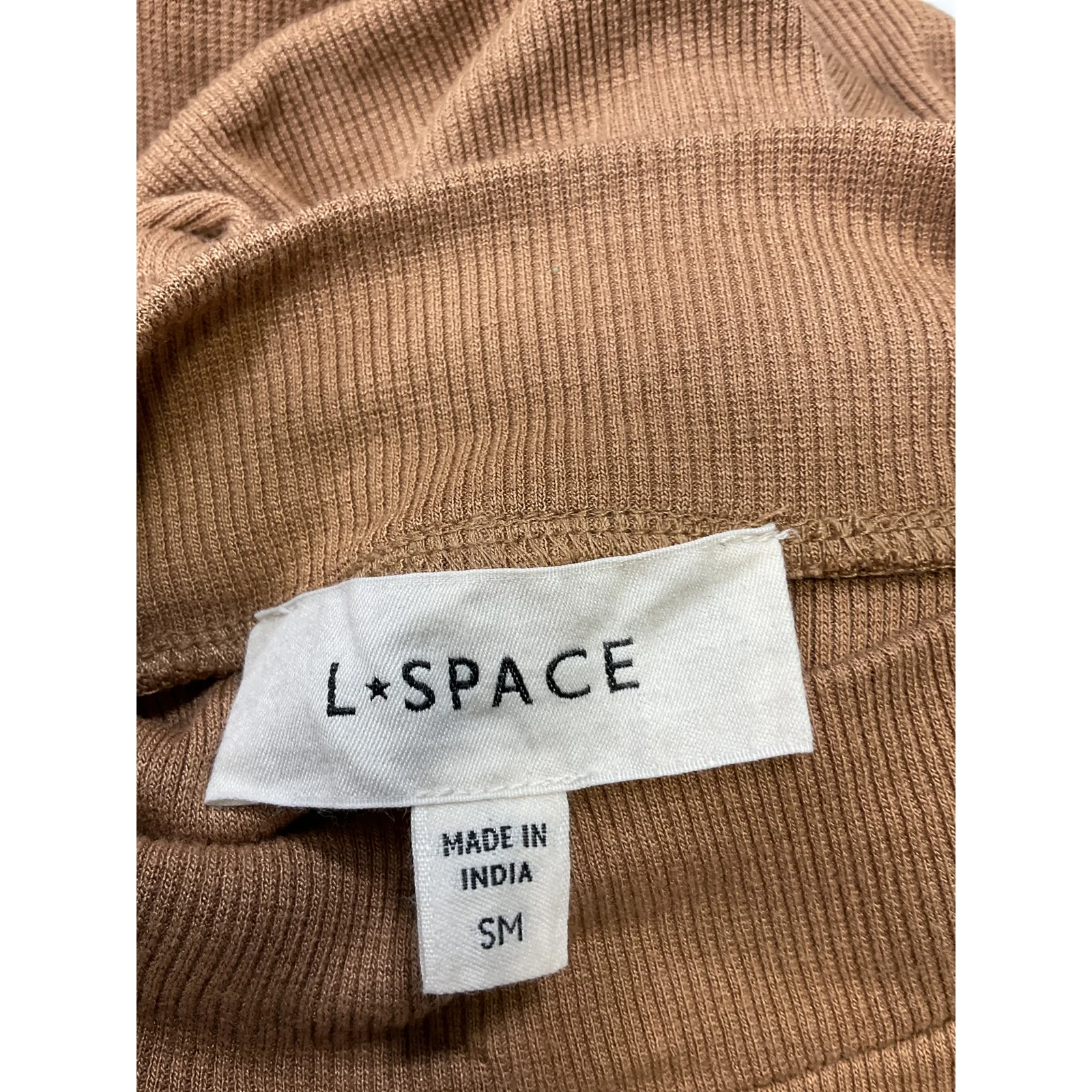 L*Space 'Chandler' Tan Viscose Dress Size S - Image 4