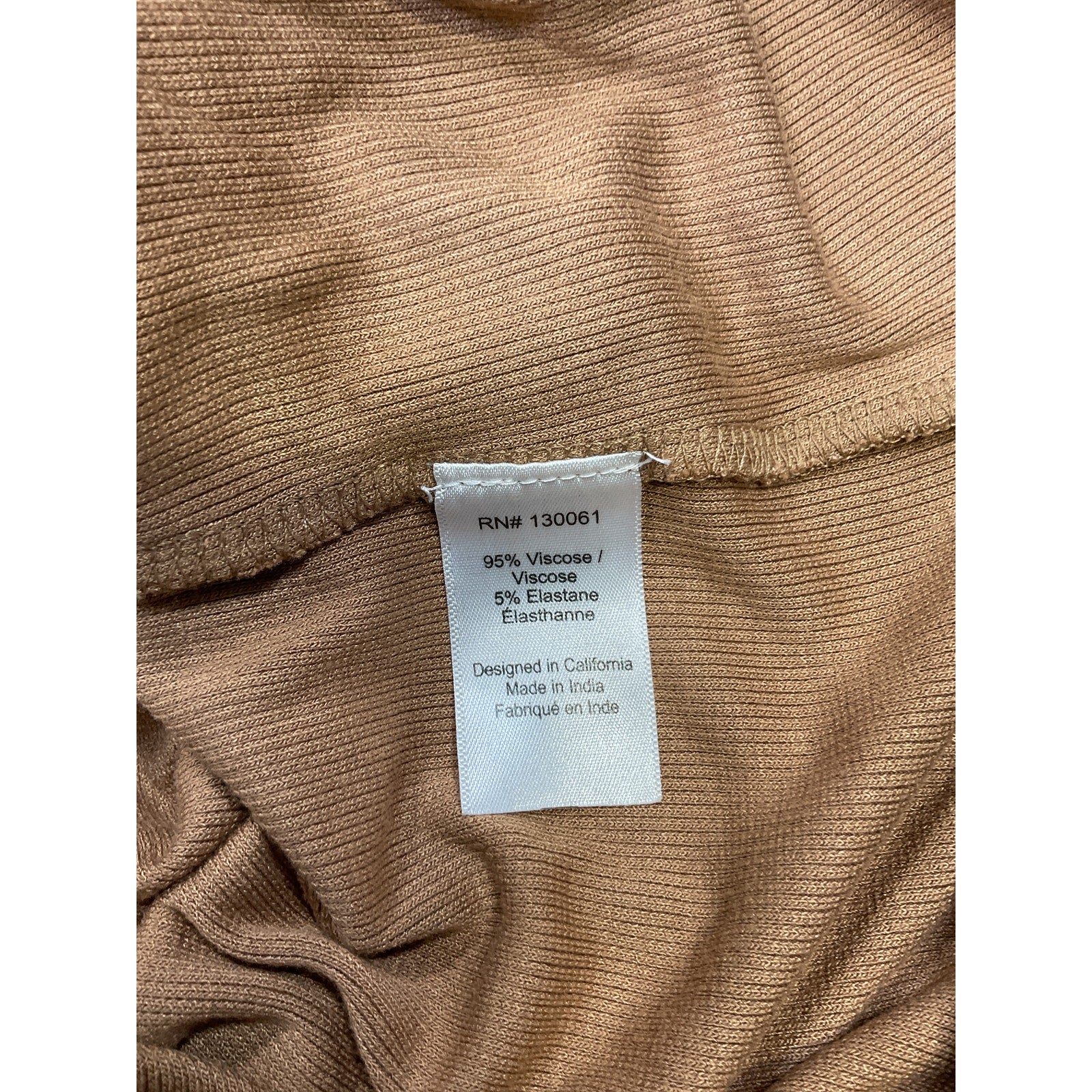 L*Space 'Chandler' Tan Viscose Dress Size S - Image 5