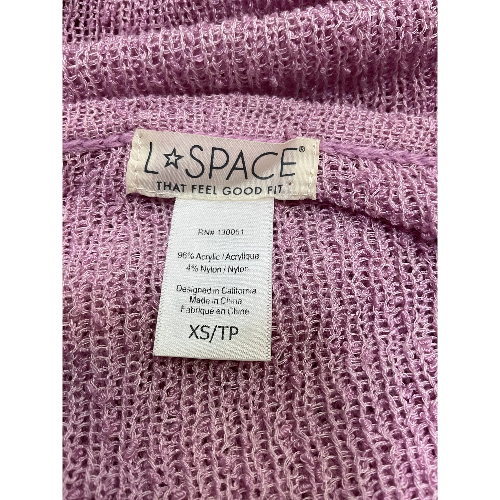 L*Space 'Topanga' Pink Acrylic Dress Size XS - Image 4