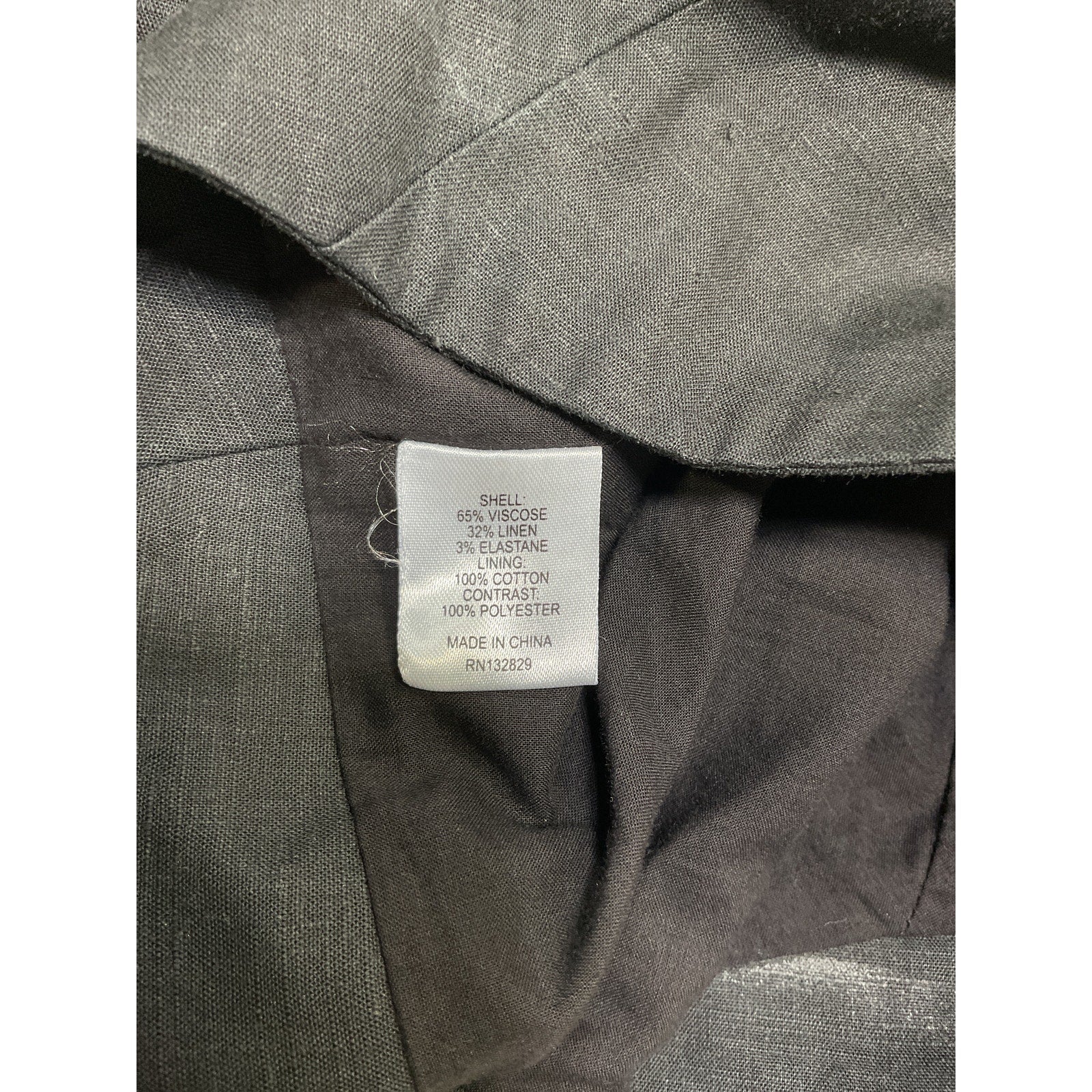 L'Academie 'Millie' Black Viscose Crop Top Size M - Image 5