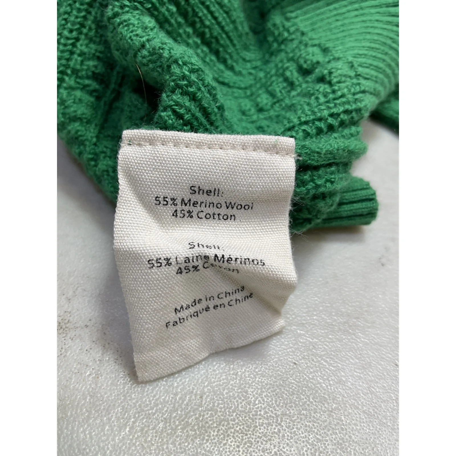 L'Agence 'Aceline' Green Pullover Round Neck Long Sleeve Sweater Size S - Image 5