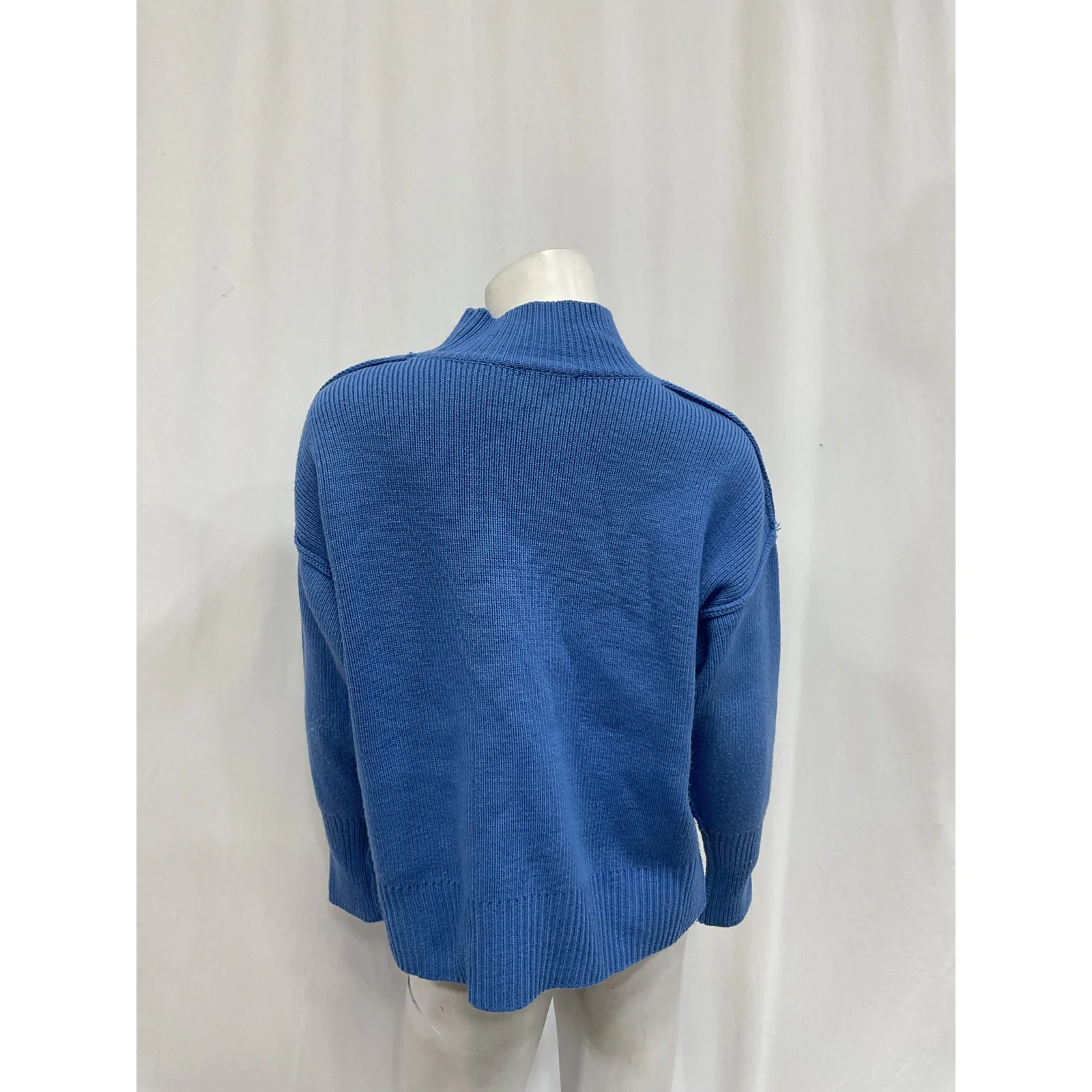 Line & Dot 'Hannah' Blue Rayon Blend Sweater Size S - Image 3