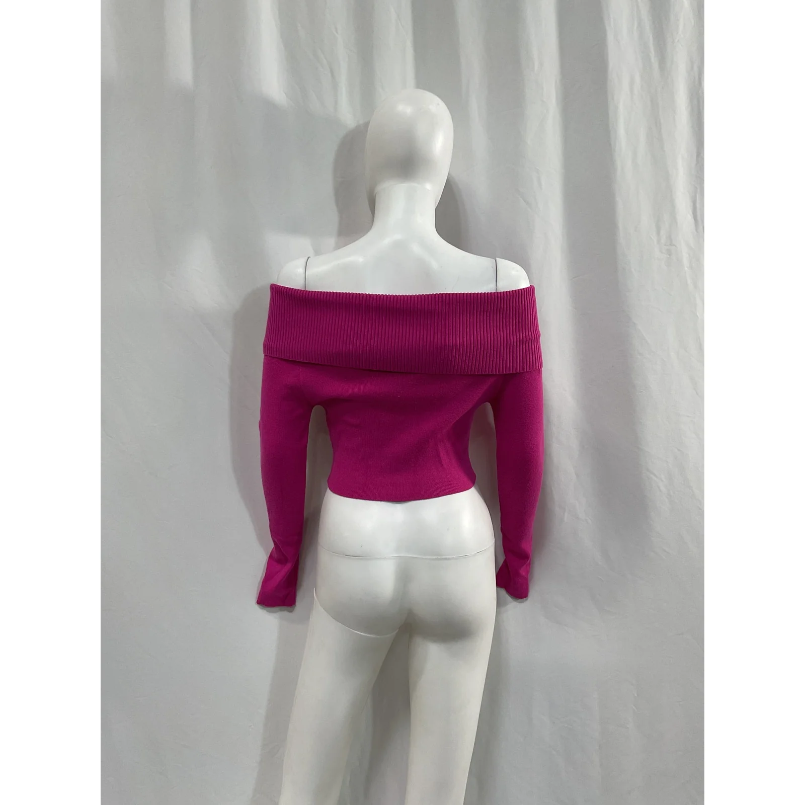 Line & Dot 'Heart Struck' Pink Cotton  Sweater Size S - Image 3