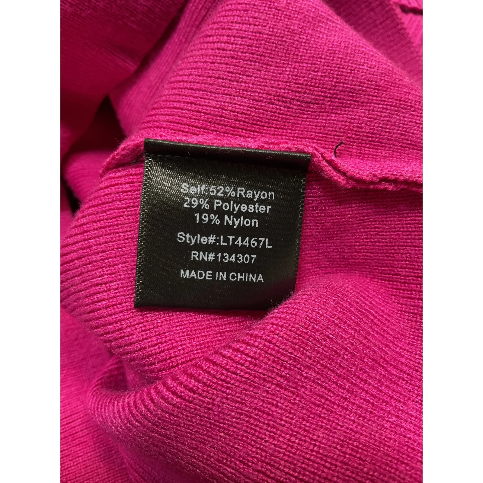 Line & Dot 'Heart Struck' Pink Cotton  Sweater Size S - Image 5