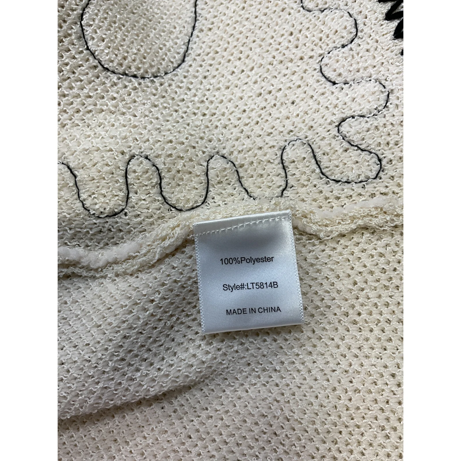 Line & Dot 'Maris' Beige Polyester Vest Size M - Image 5