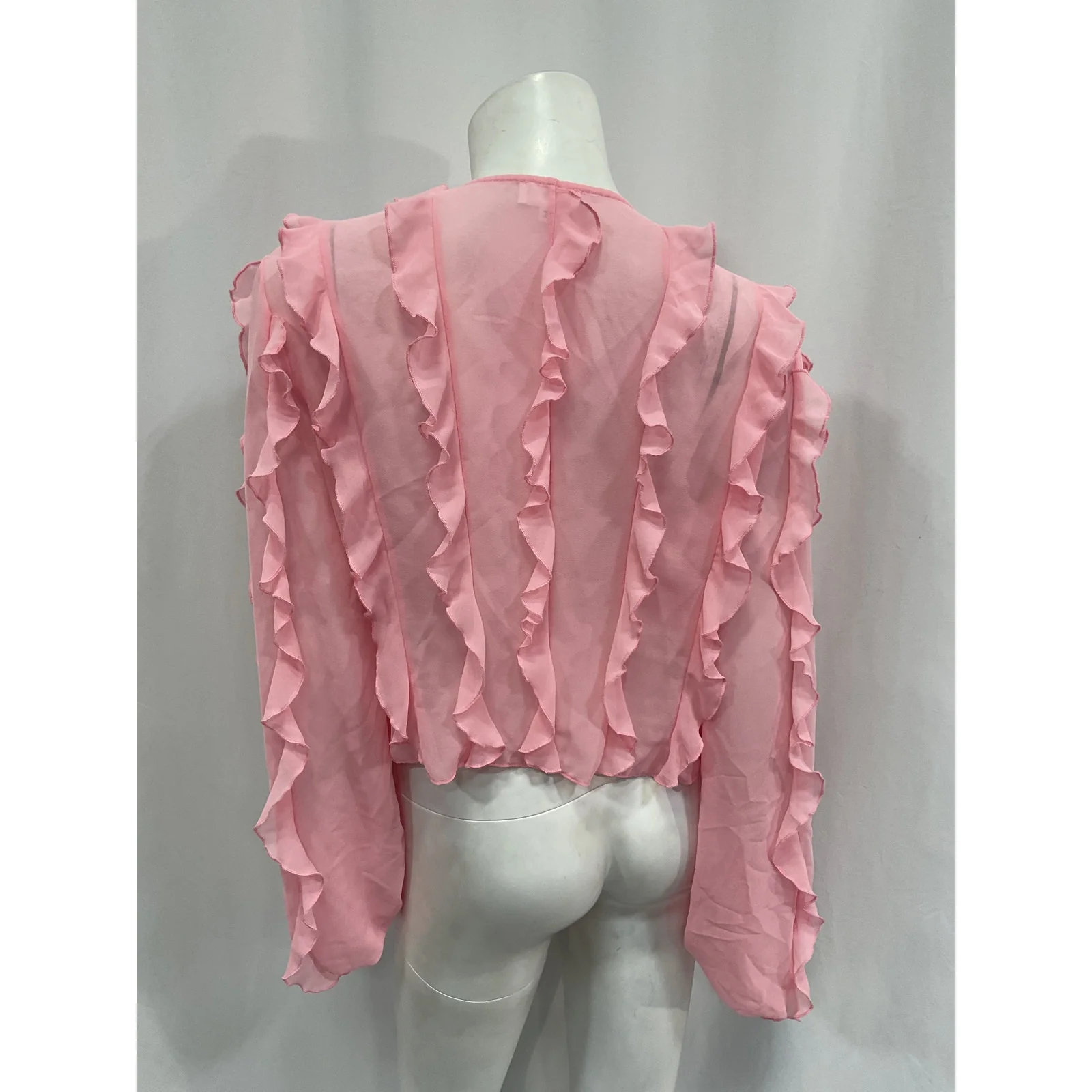 Lpa 'Daniella' Pink Polyamide Top Size L - Image 3