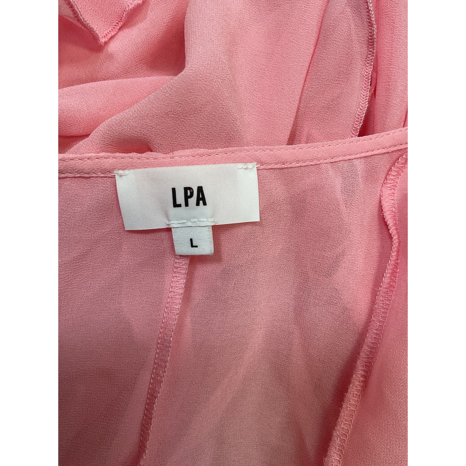 Lpa 'Daniella' Pink Polyamide Top Size L - Image 4