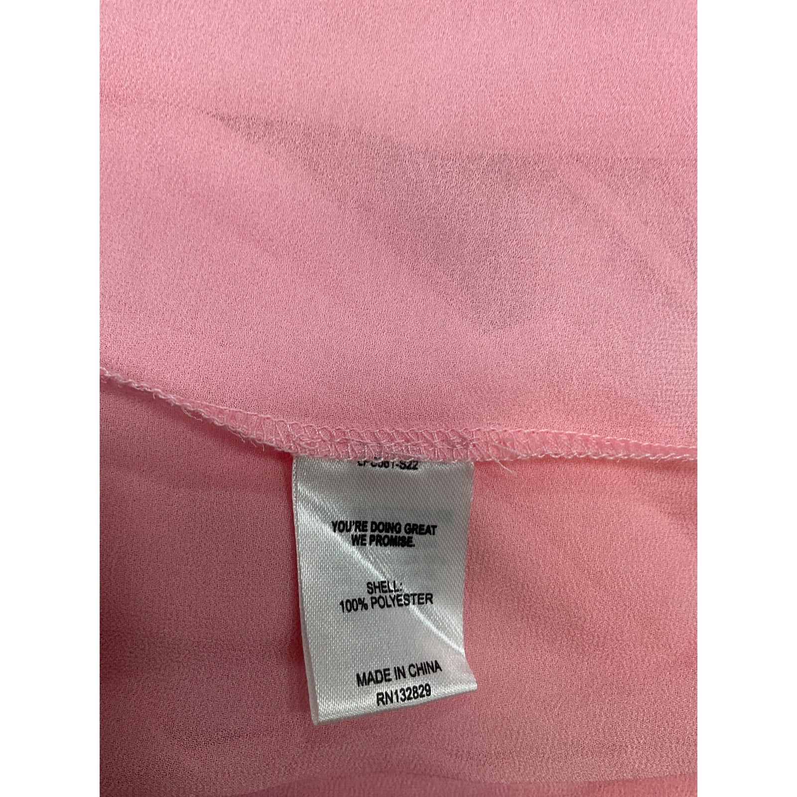 Lpa 'Daniella' Pink Polyamide Top Size L - Image 5