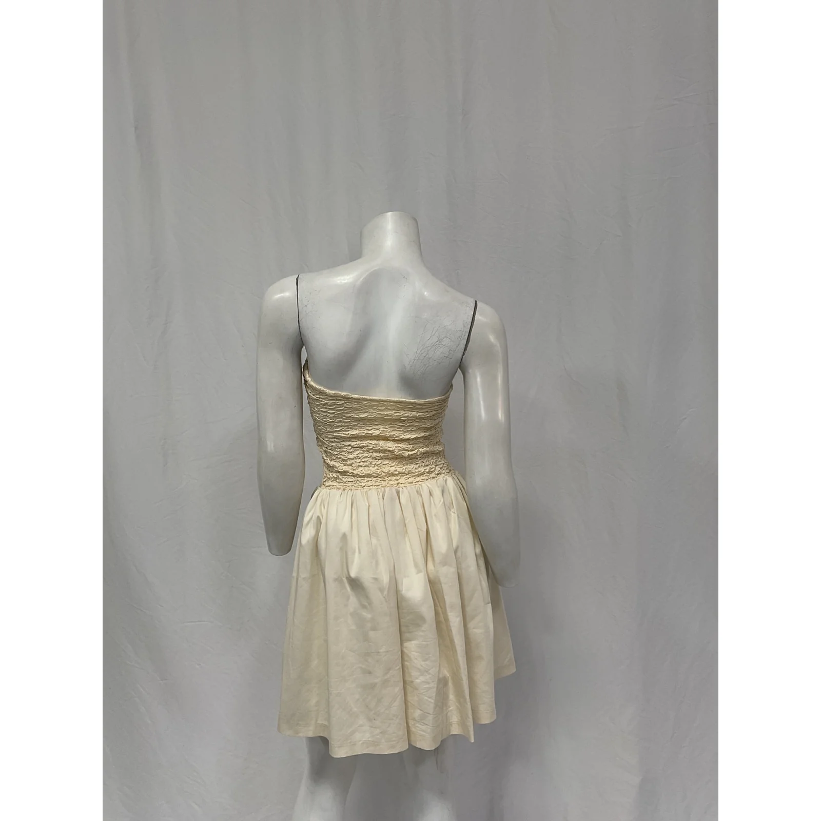 Lpa 'Stacci' White Cotton Mini Dress Size XS - Image 3