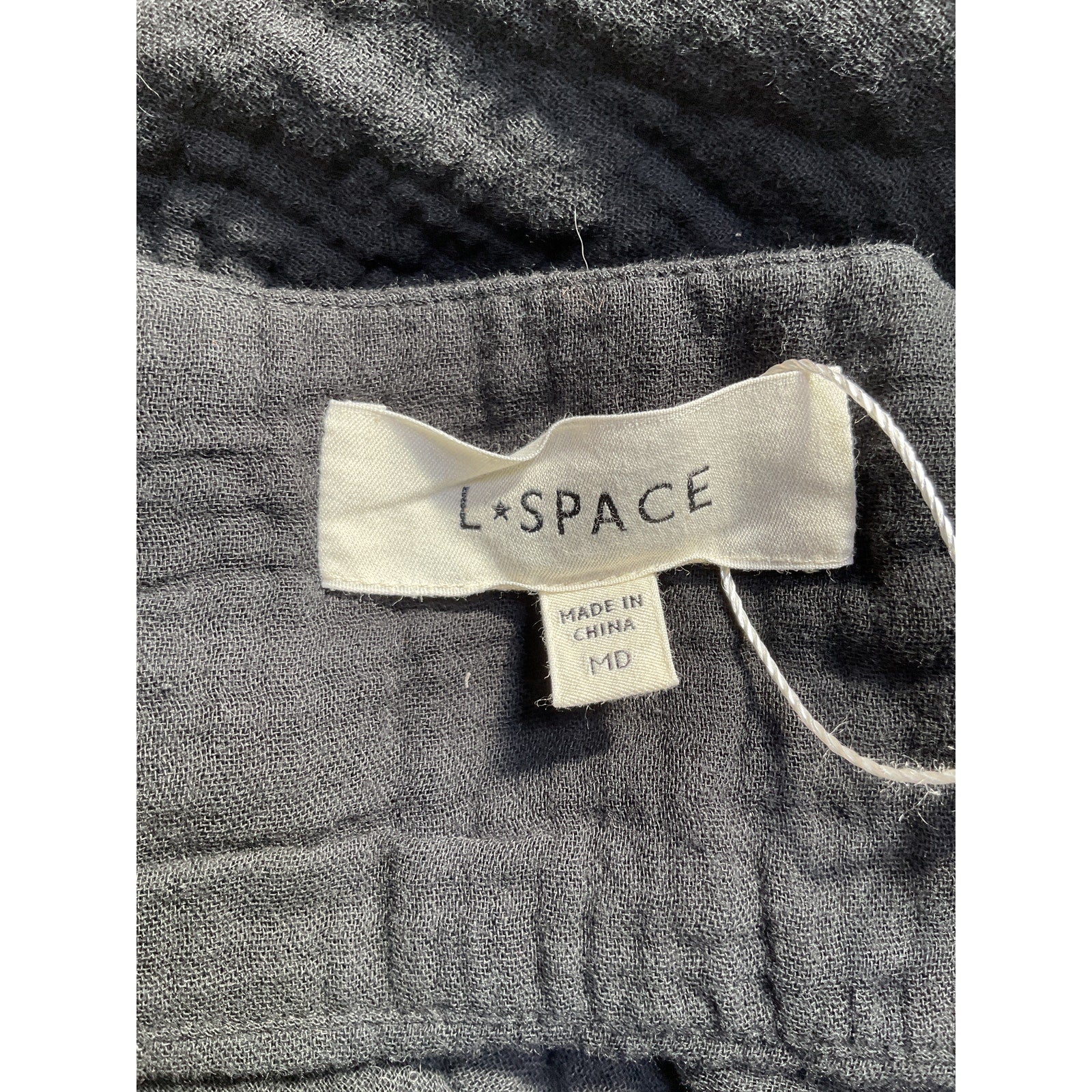 Lspace 'Santos' Black Cotton Top Size M - Image 4