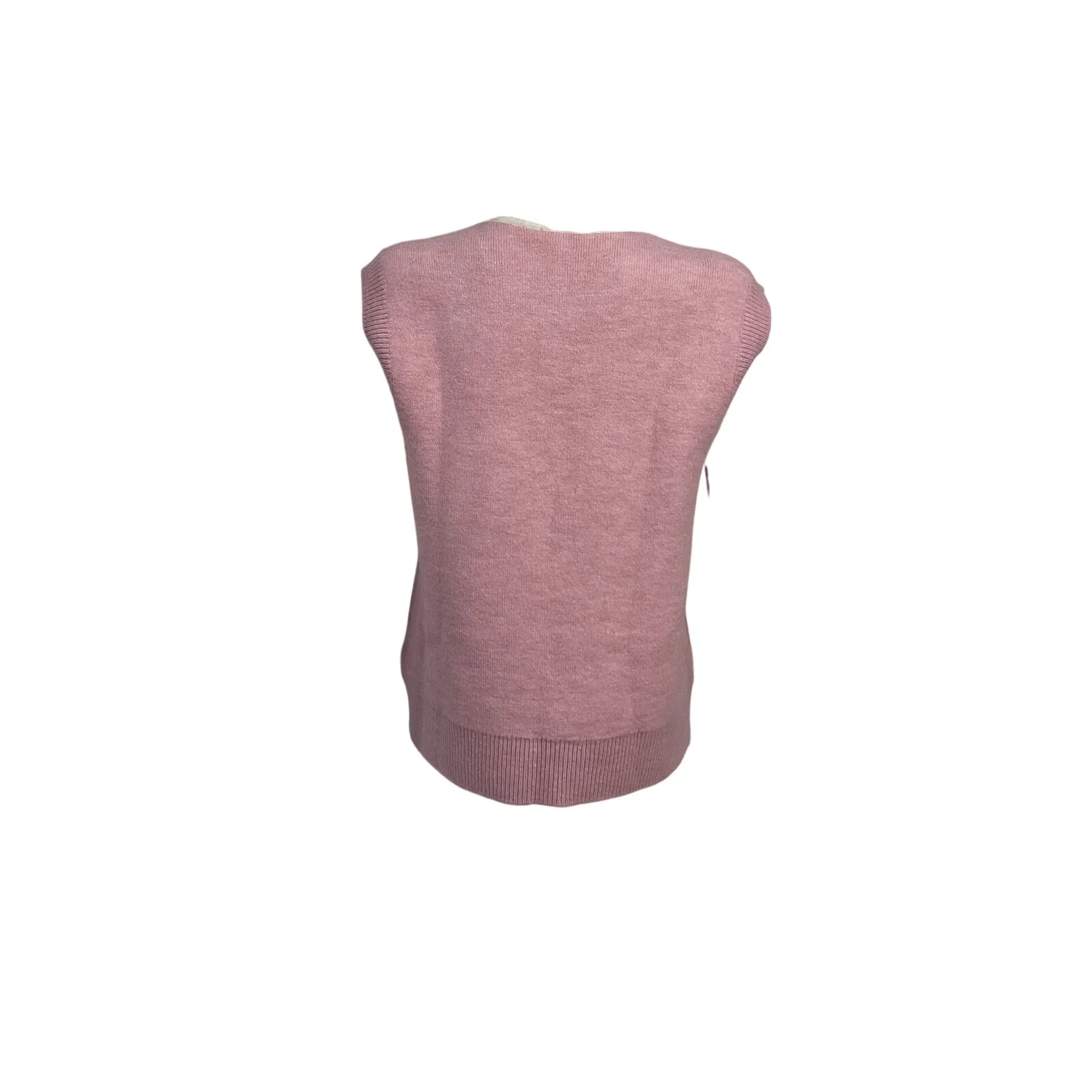 Maje 'Magma' Pink Acrylic Sweater Size 2 - Image 3