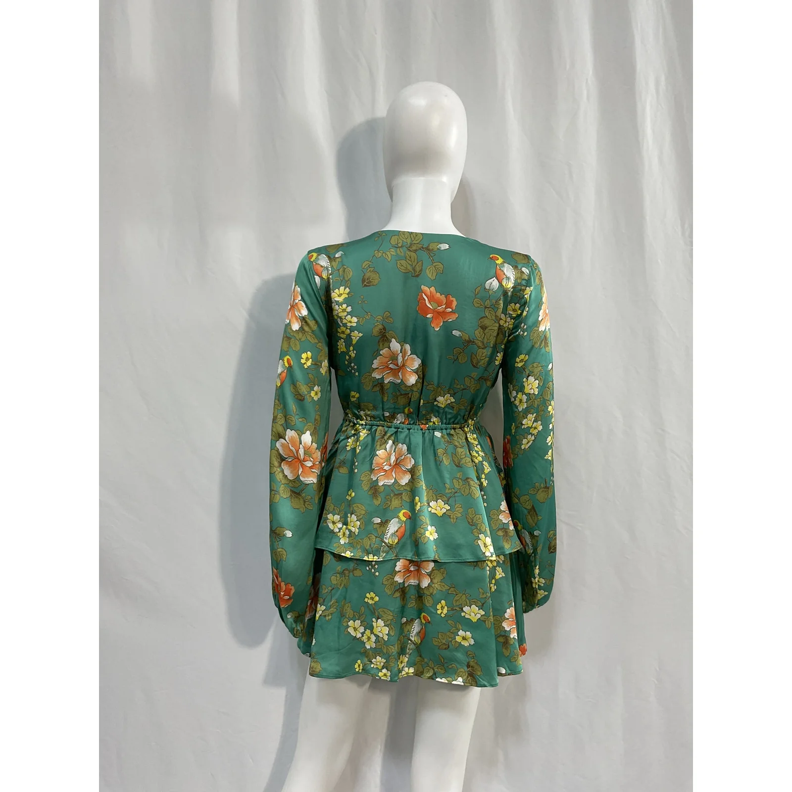 Majorelle 'Berkshire' Green Viscose Dress Size XS - Image 3