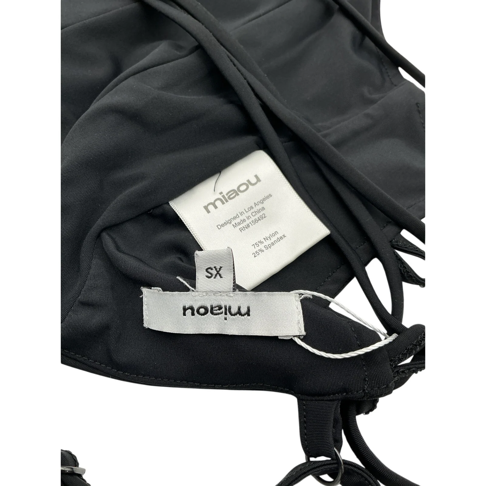 Miaou Lace Up Black Venus Corset Top Size XS - Image 4