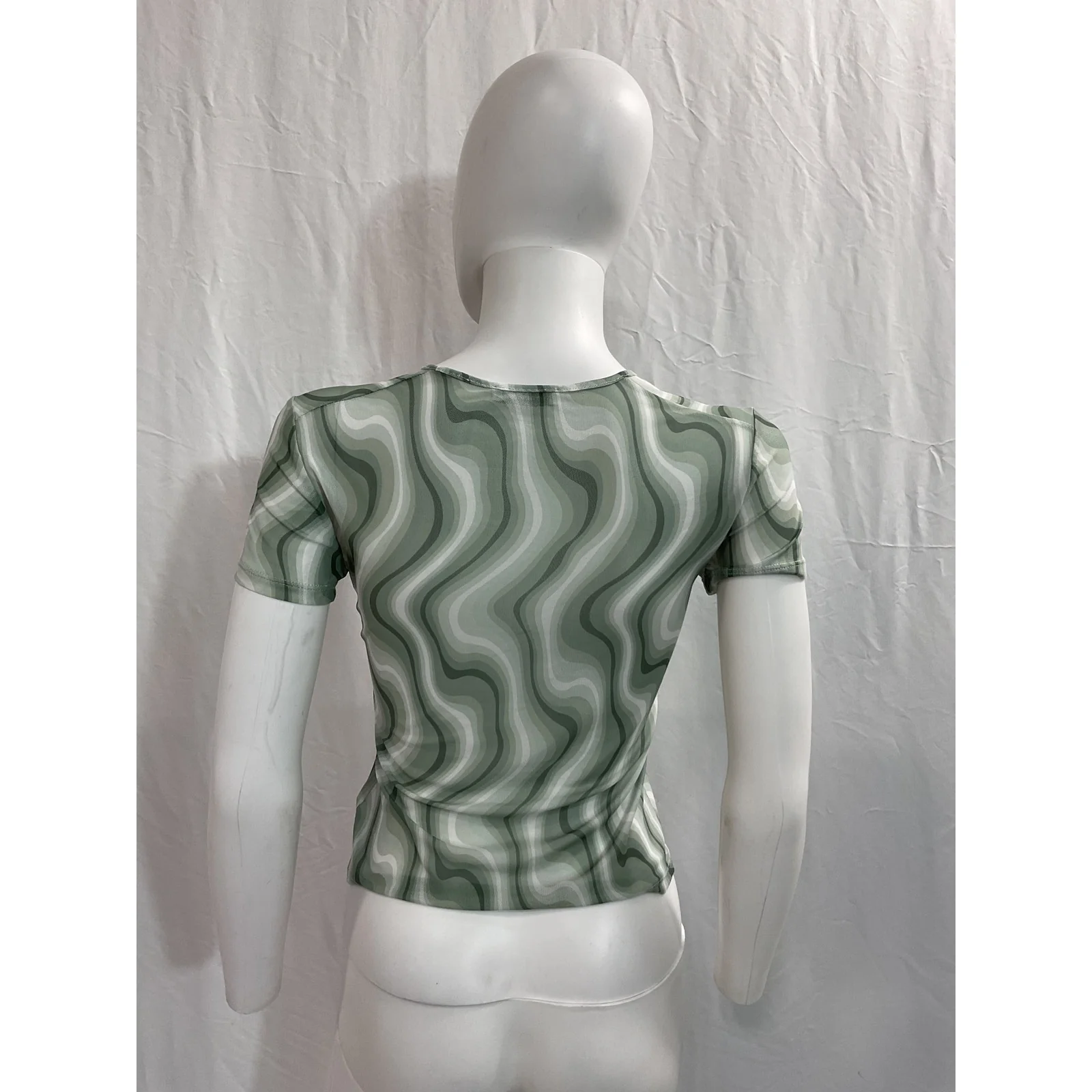 Miaou 'Mini' Green Tee Size M - Image 3