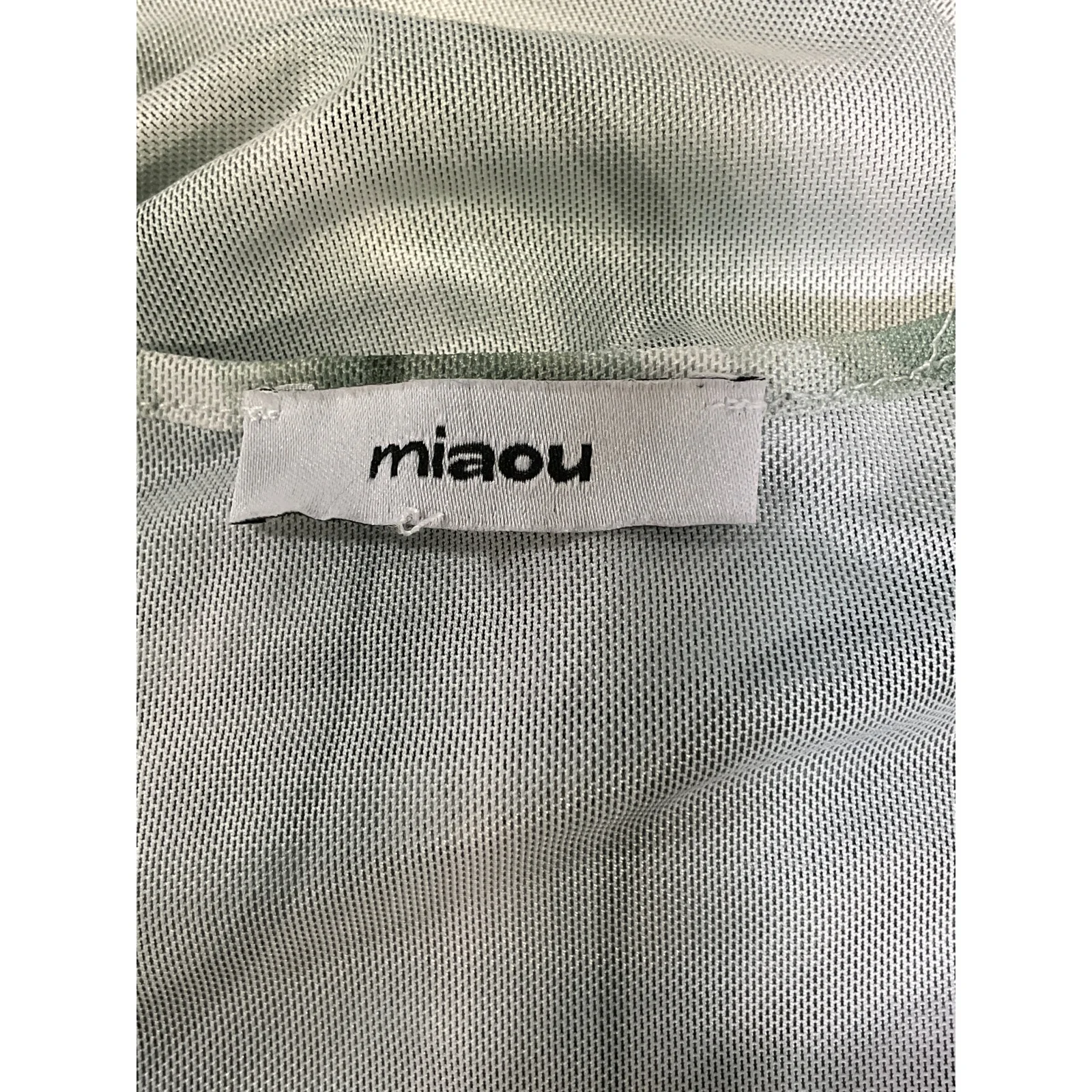 Miaou 'Mini' Green Tee Size M - Image 4