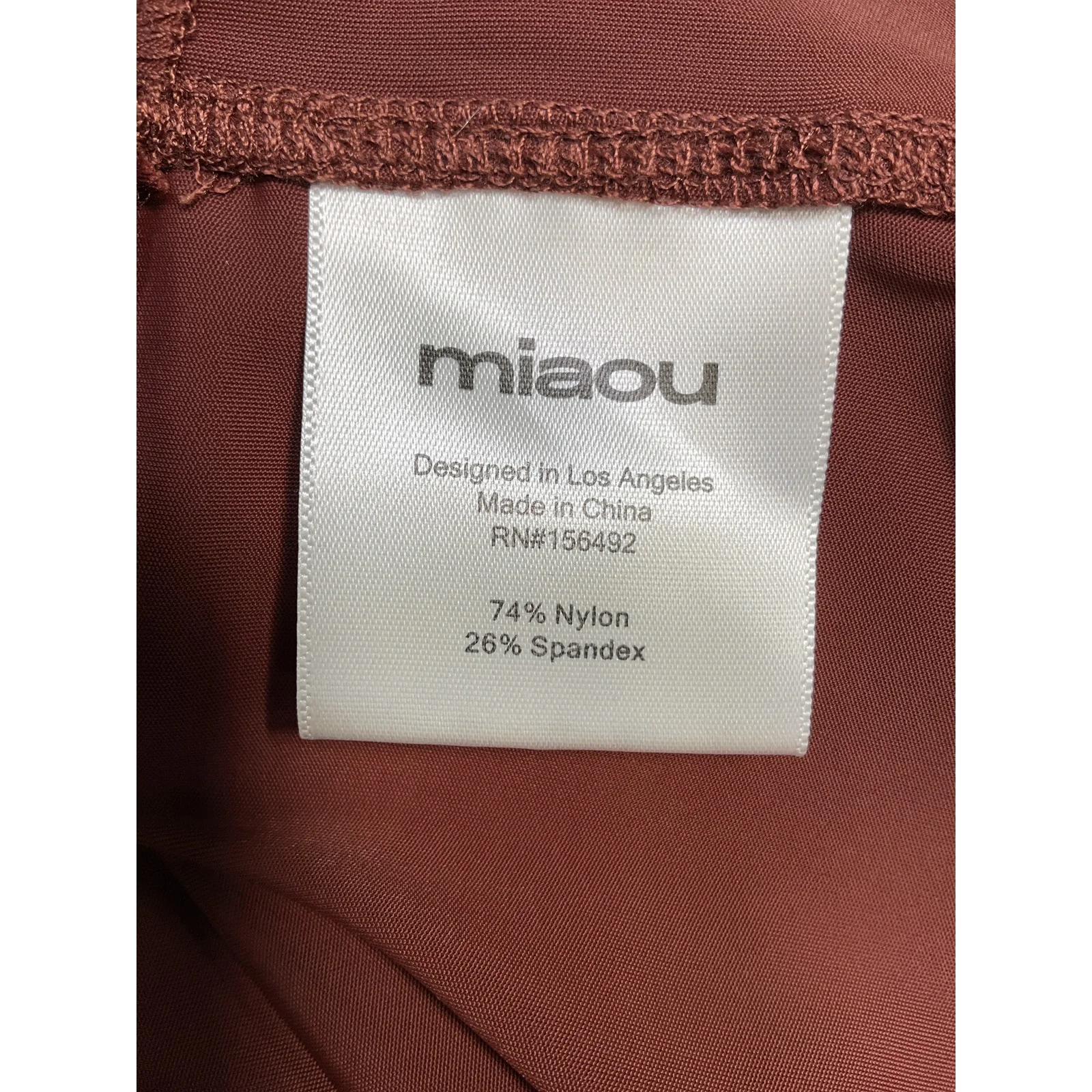 Miaou Sleek Brown Phoenix Top Size M - Image 4