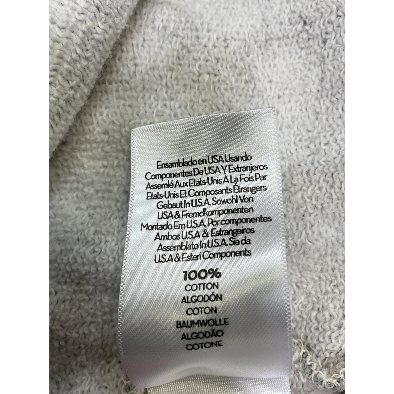 Mother 'The Drop' Gray Crew Neck Square Graphic Sweatshirt Size XS - Image 5