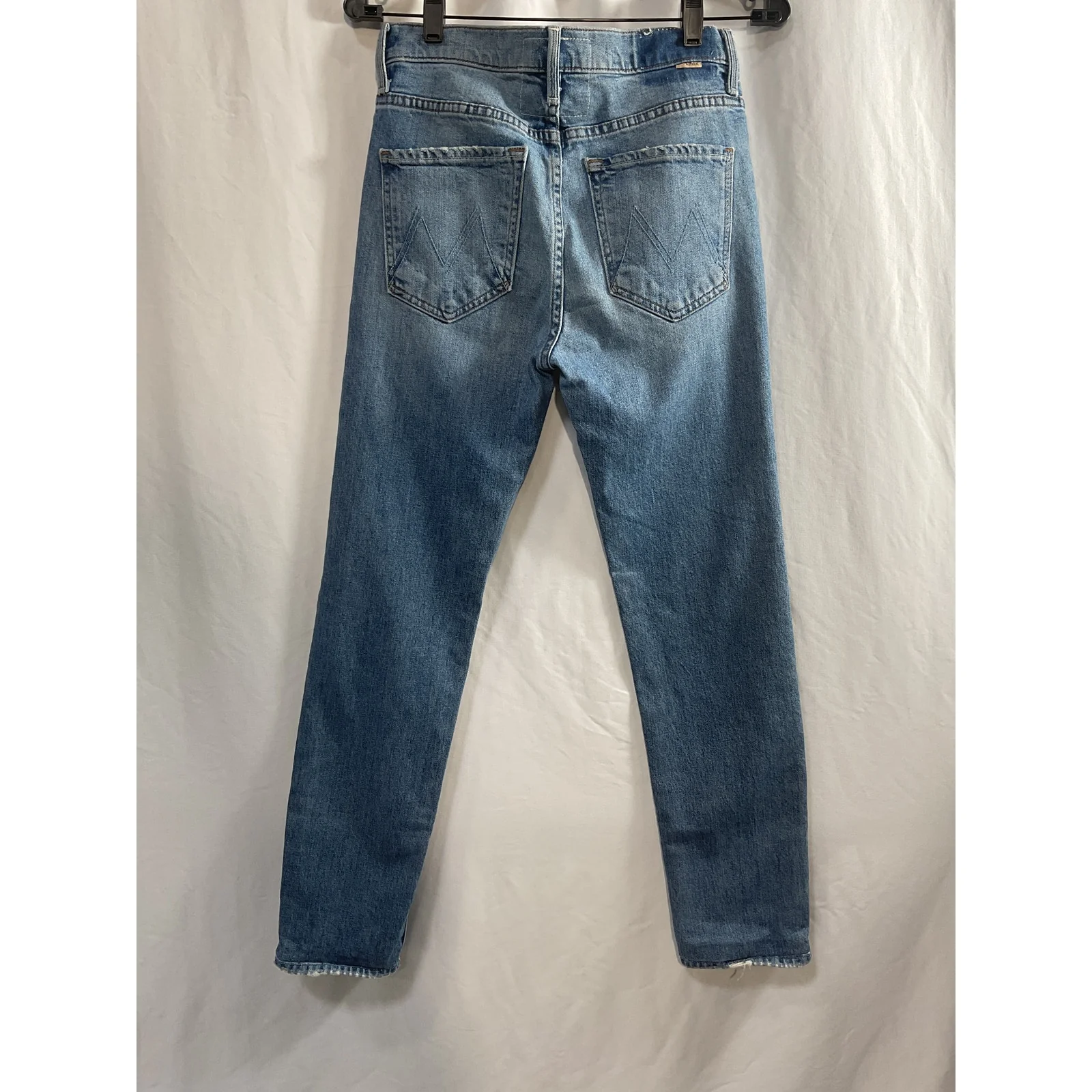 Mother 'The Pick-Up' Blue Cotton Skimp Denim Jean Size 25 - Image 3