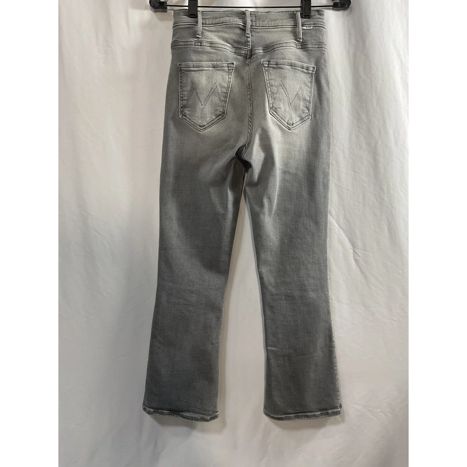 Neiman Marcus Mother Black Cotton Hustler Denim Jean Size 25 - Image 3